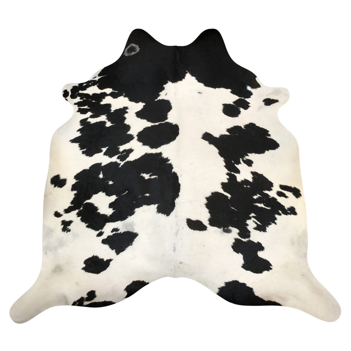 Natural Brazilian Cowhide Rug - Espresso & Ivory