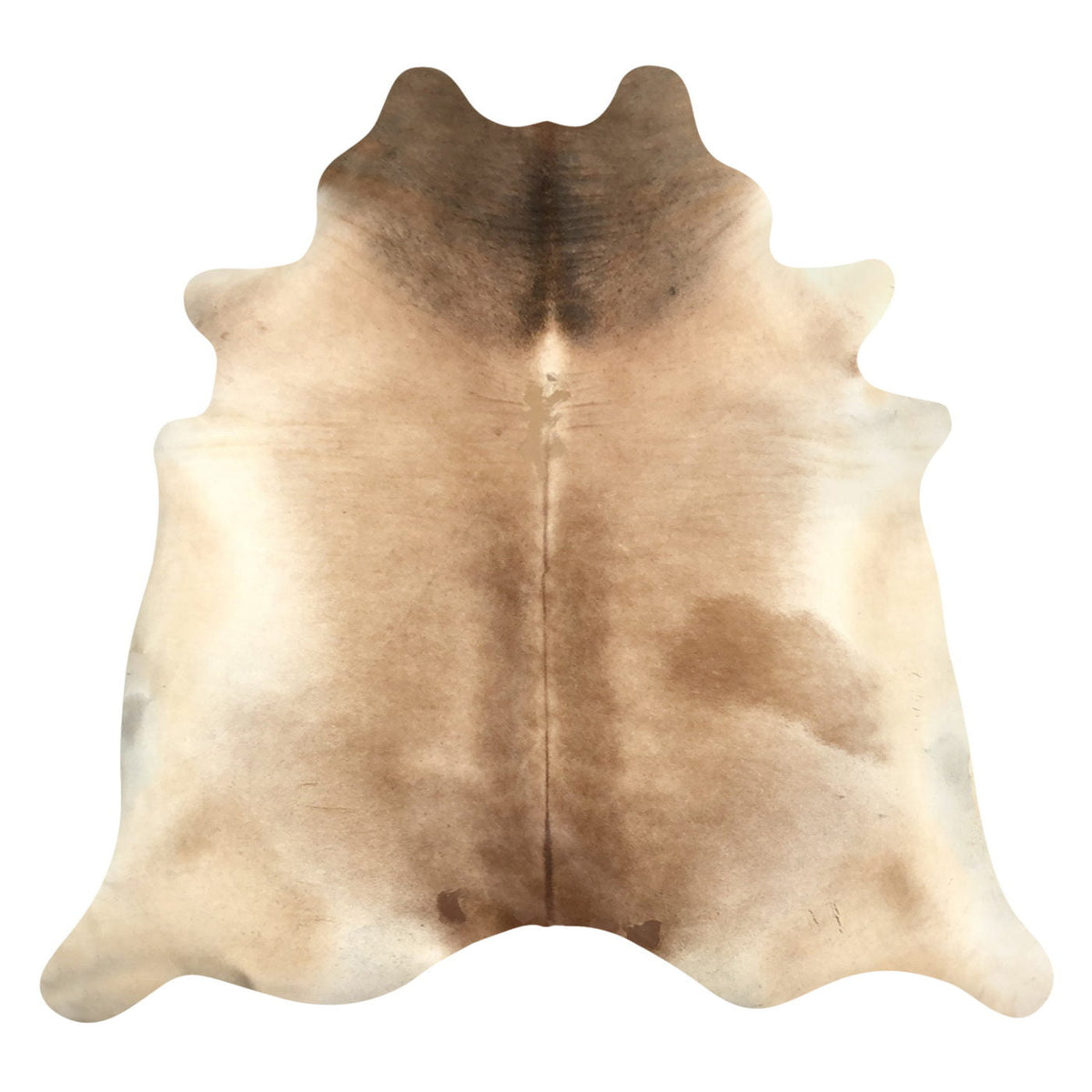 Natural Brazilian Cowhide Rug - Caramel, Ivory & Taupe