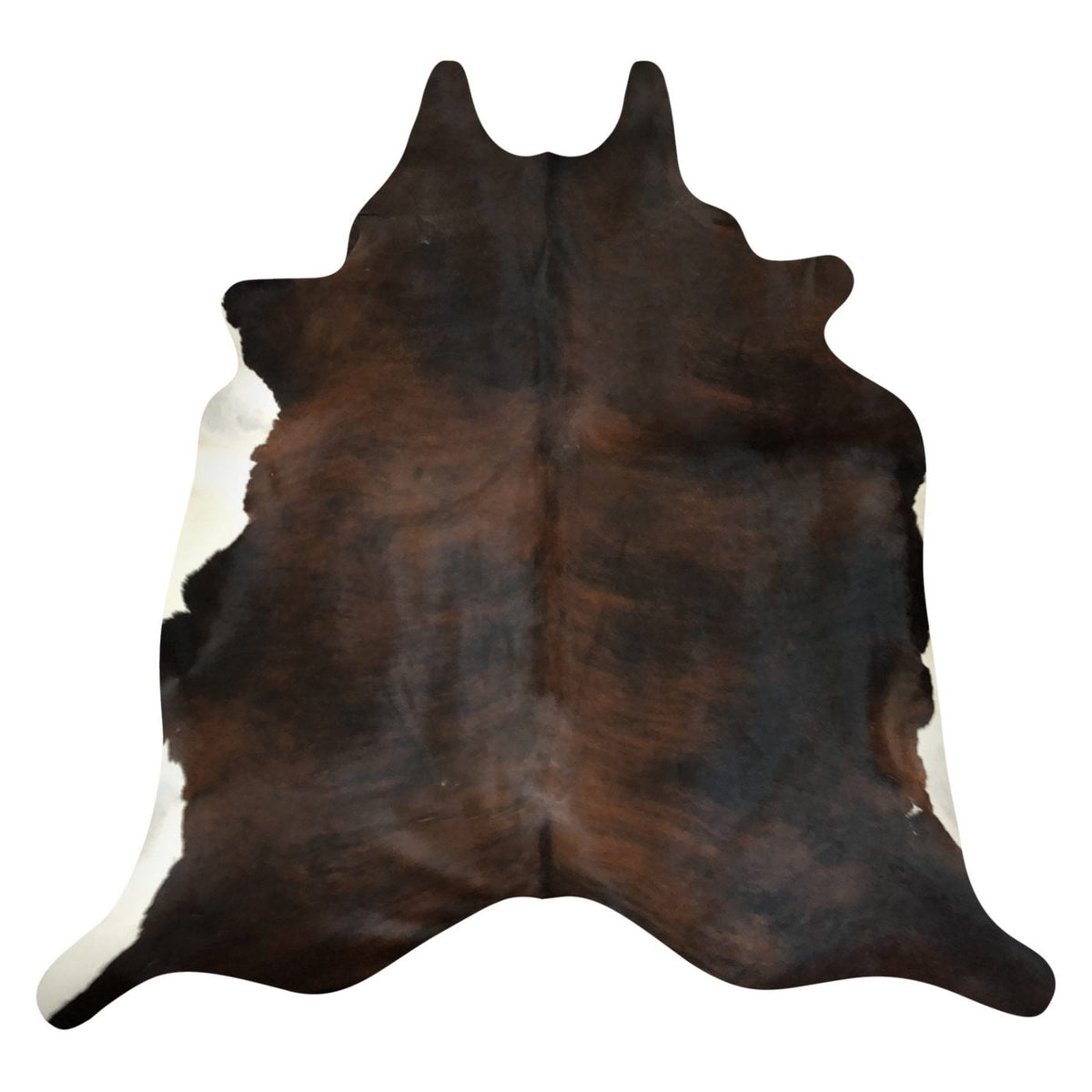 Natural Brazilian Cowhide Rug - Mocha, Espresso & Ivory