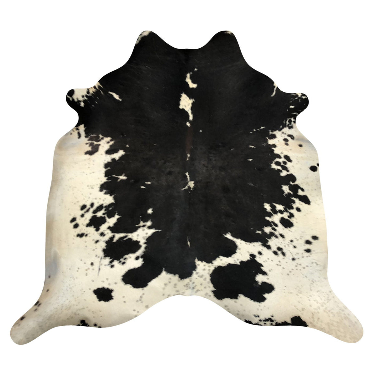 Natural Brazilian Cowhide Rug - Espresso, Beige & Taupe