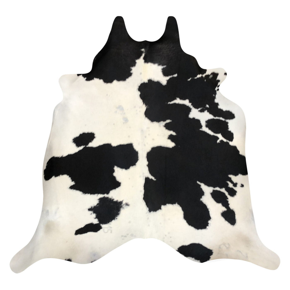 Natural Brazilian Cowhide Rug - Espresso & Ivory