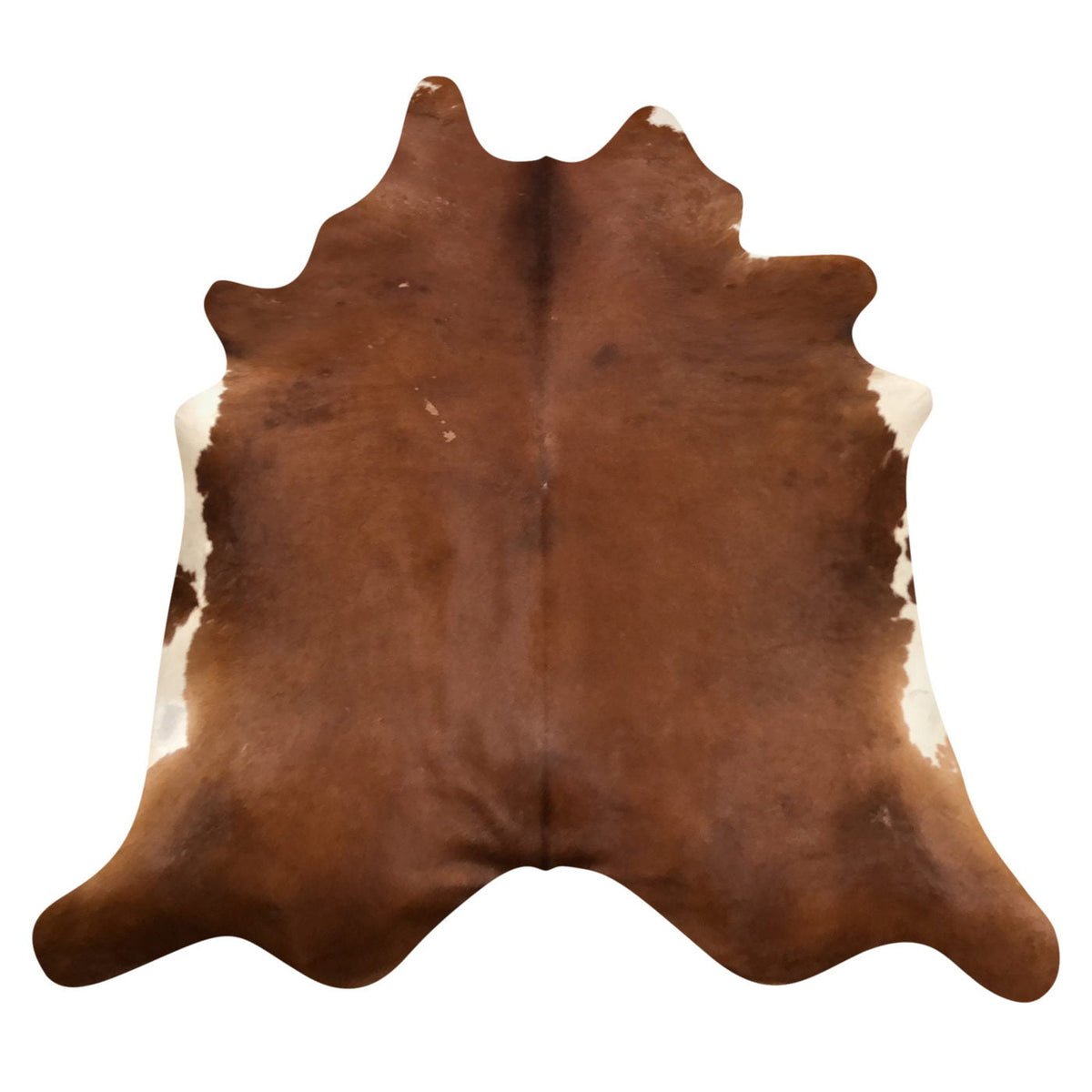 Natural Brazilian Cowhide Rug - Mocha & Ivory