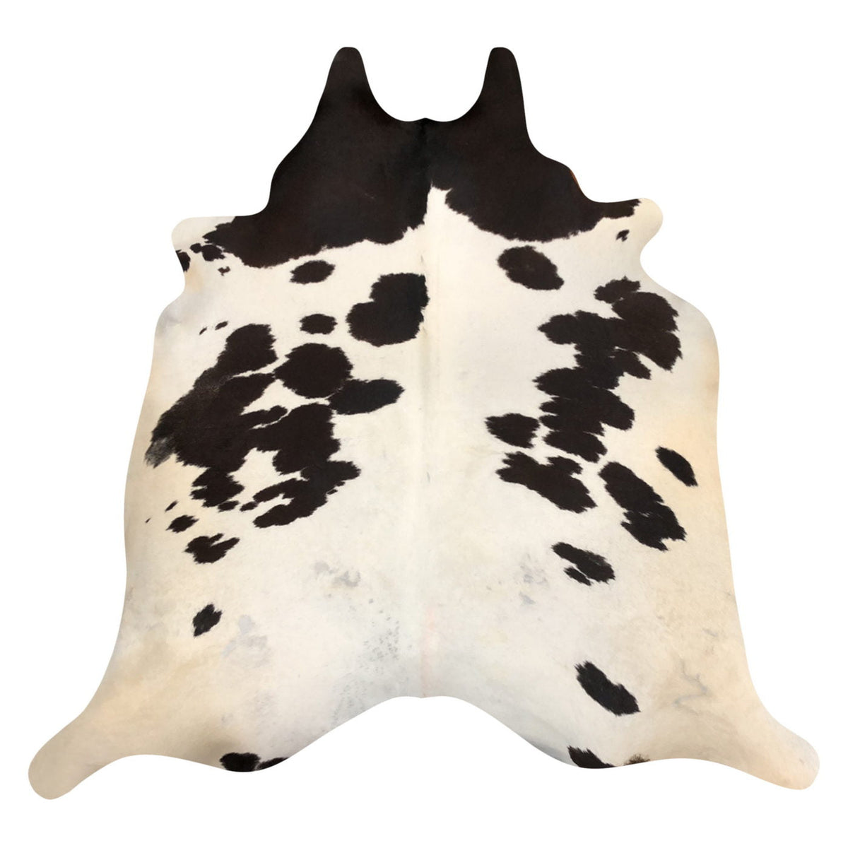 Natural Brazilian Cowhide Rug - Espresso & Ivory