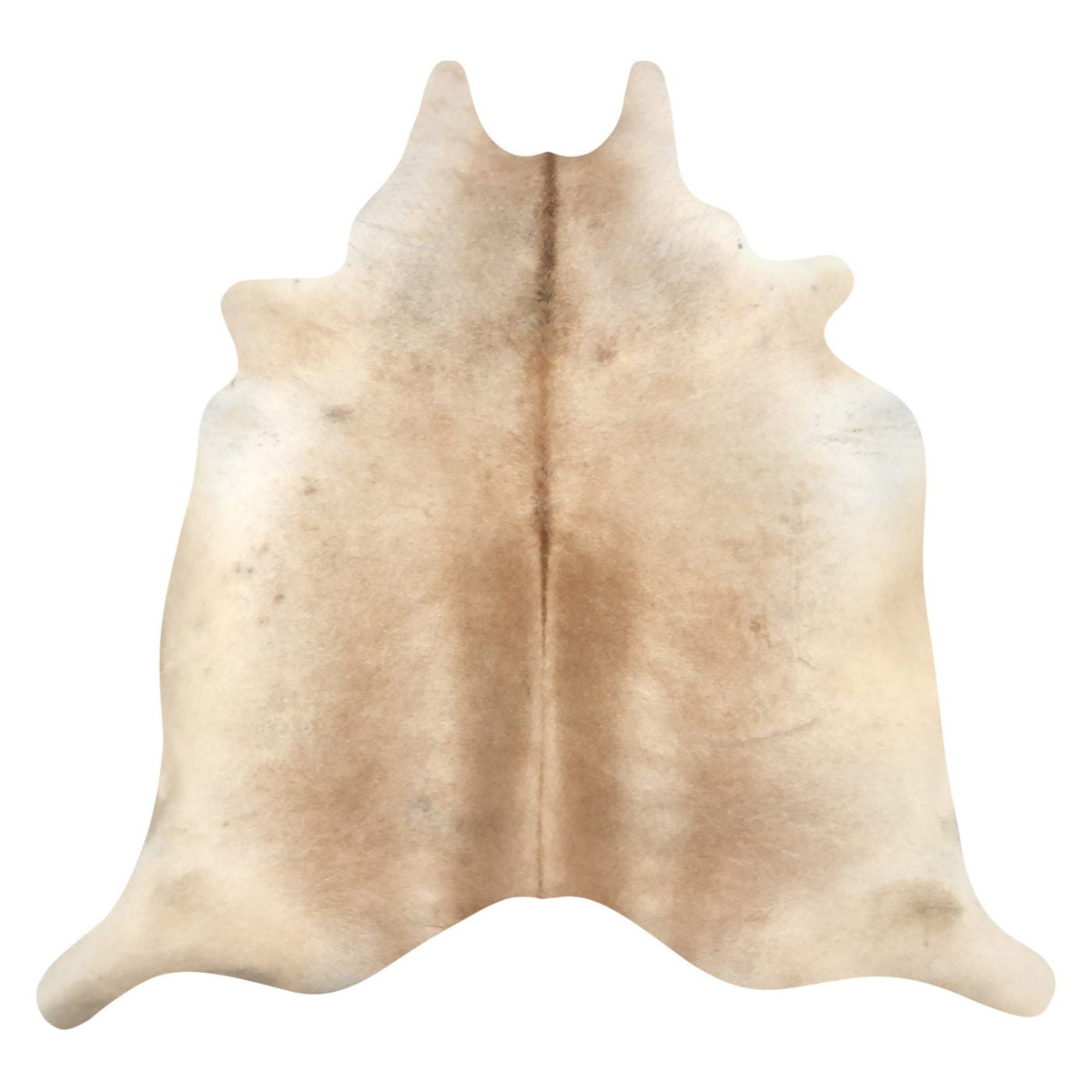Natural Brazilian Cowhide Rug - Caramel & Ivory