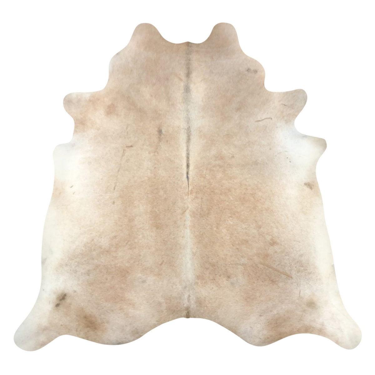 Natural Brazilian Cowhide Rug - Beige & Ivory
