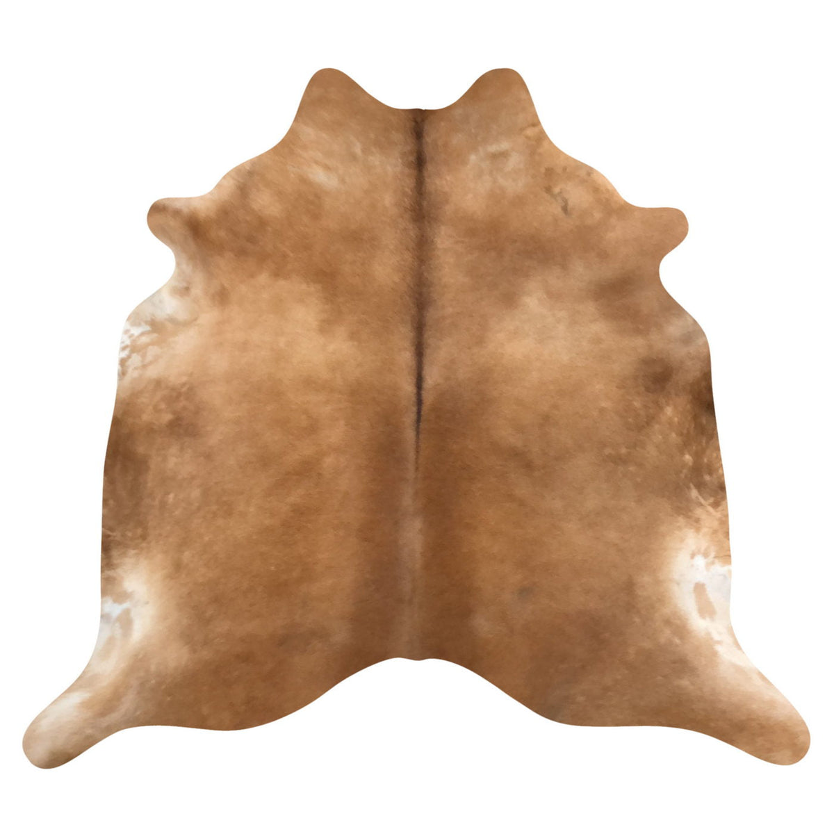 Natural Brazilian Cowhide Rug - Mocha & Ivory