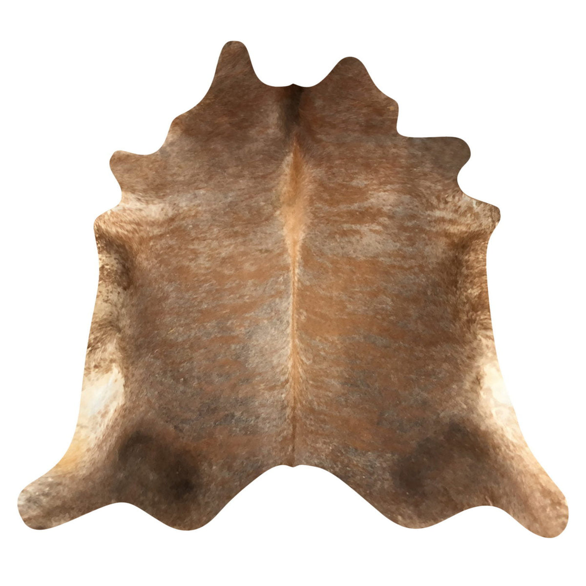 Natural Brazilian Cowhide Rug - Mocha, Caramel & Ivory