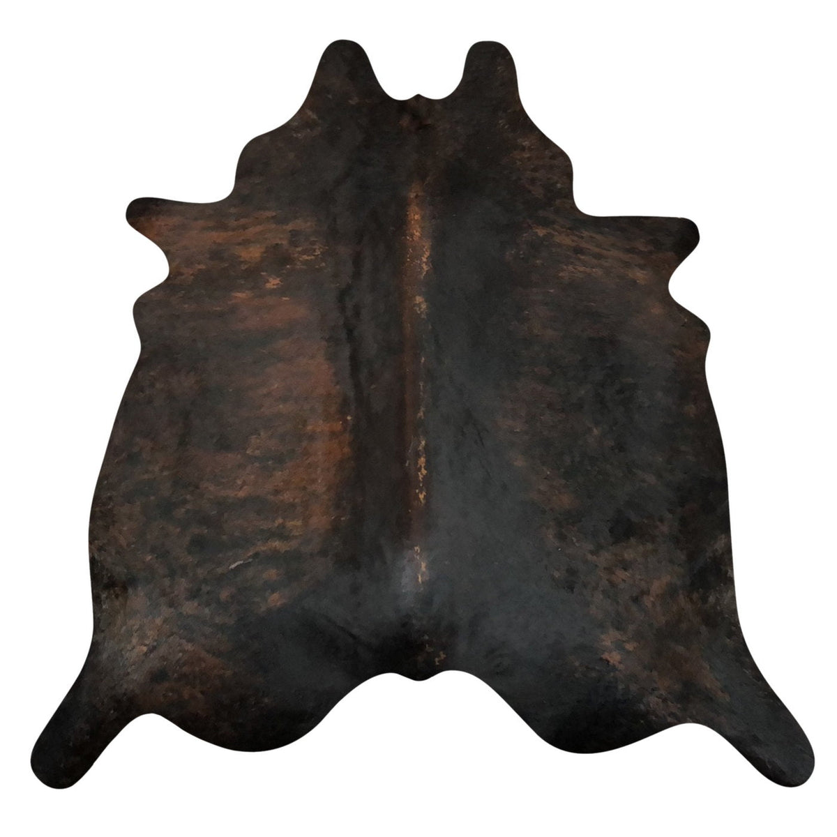 Natural Brazilian Cowhide Rug - Espresso & Mocha
