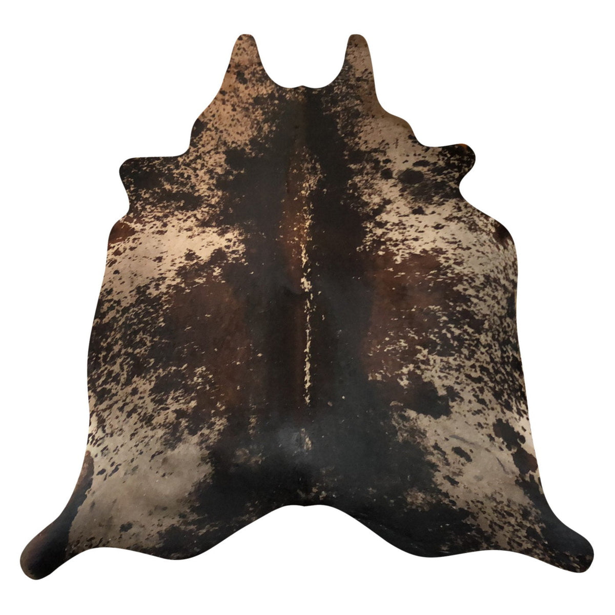 Natural Brazilian Cowhide Rug - Espresso, Caramel & Mocha
