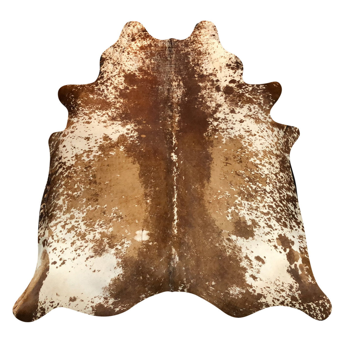 Natural Brazilian Cowhide Rug - Mocha, Ivory & Caramel