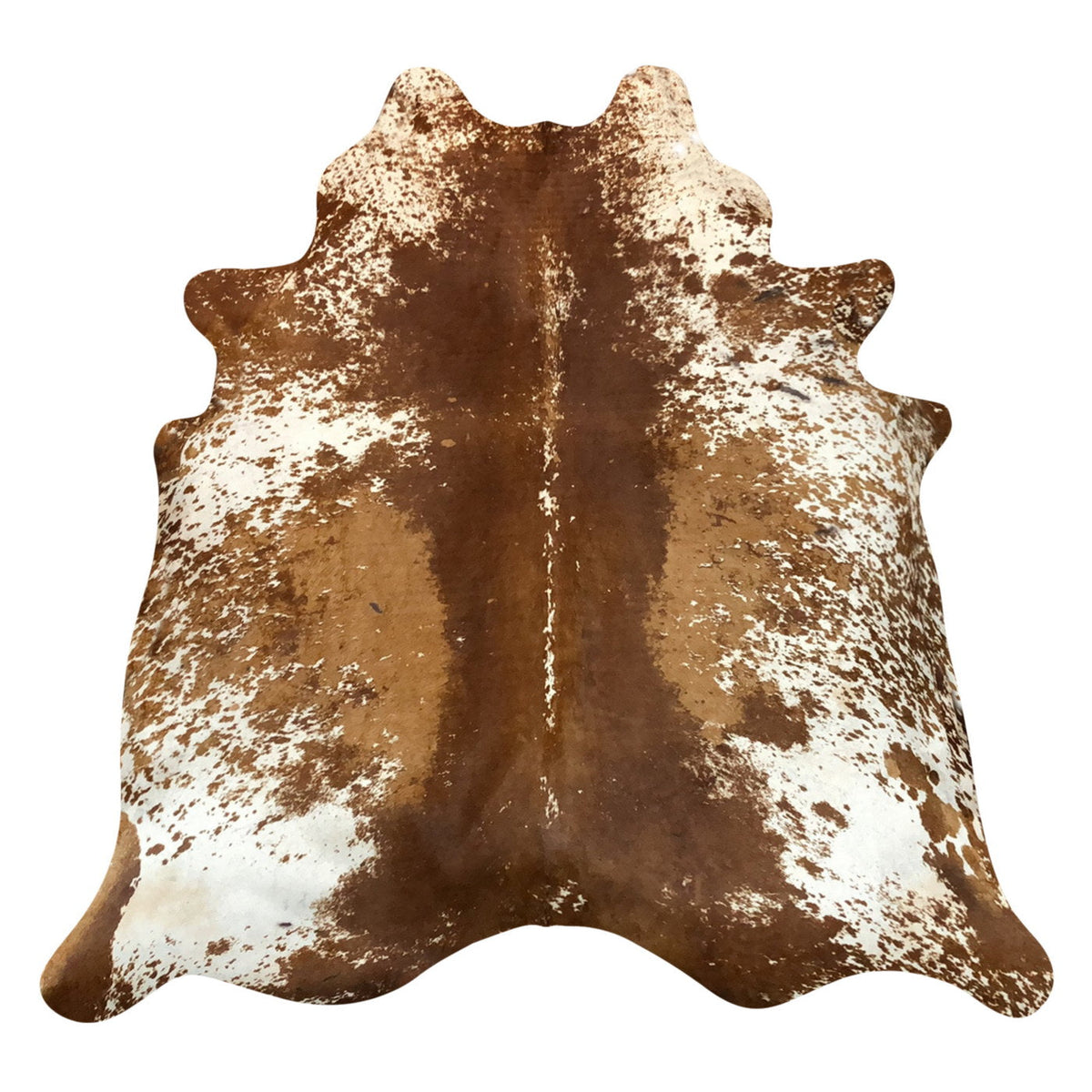 Natural Brazilian Cowhide Rug - Mocha, Ivory & Caramel
