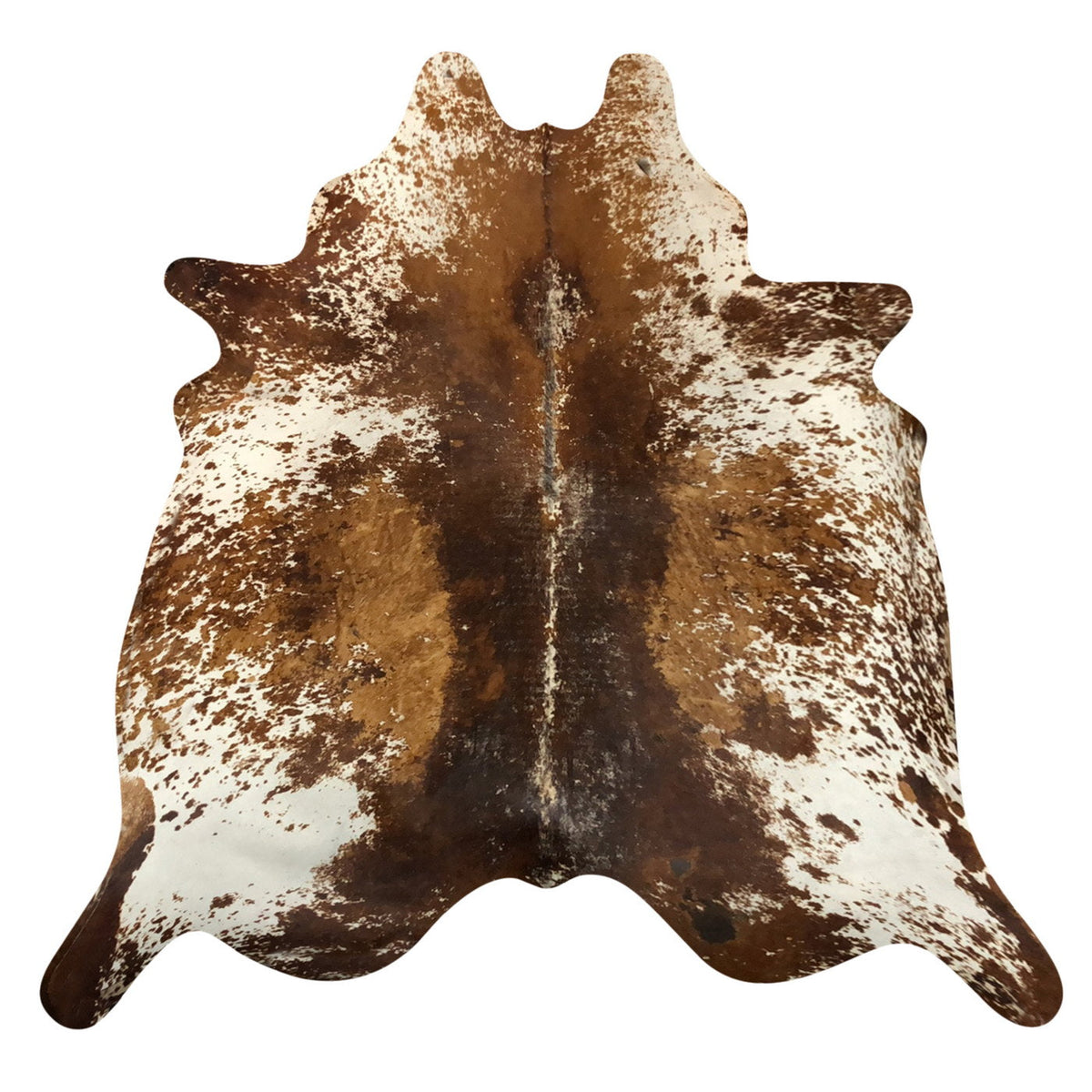 Natural Brazilian Cowhide Rug - Mocha, Ivory & Caramel