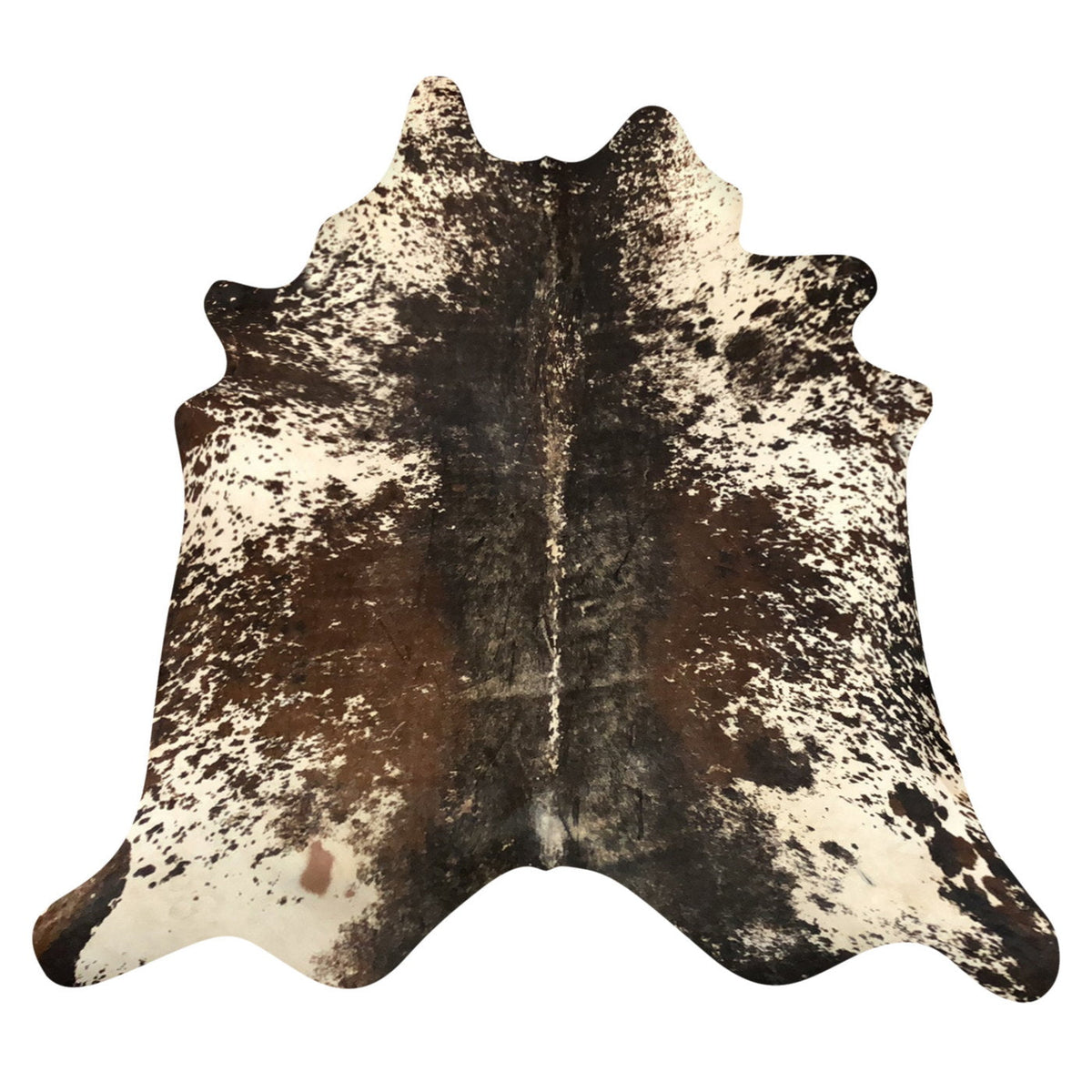 Natural Brazilian Cowhide Rug - Espresso, Ivory & Chocolate