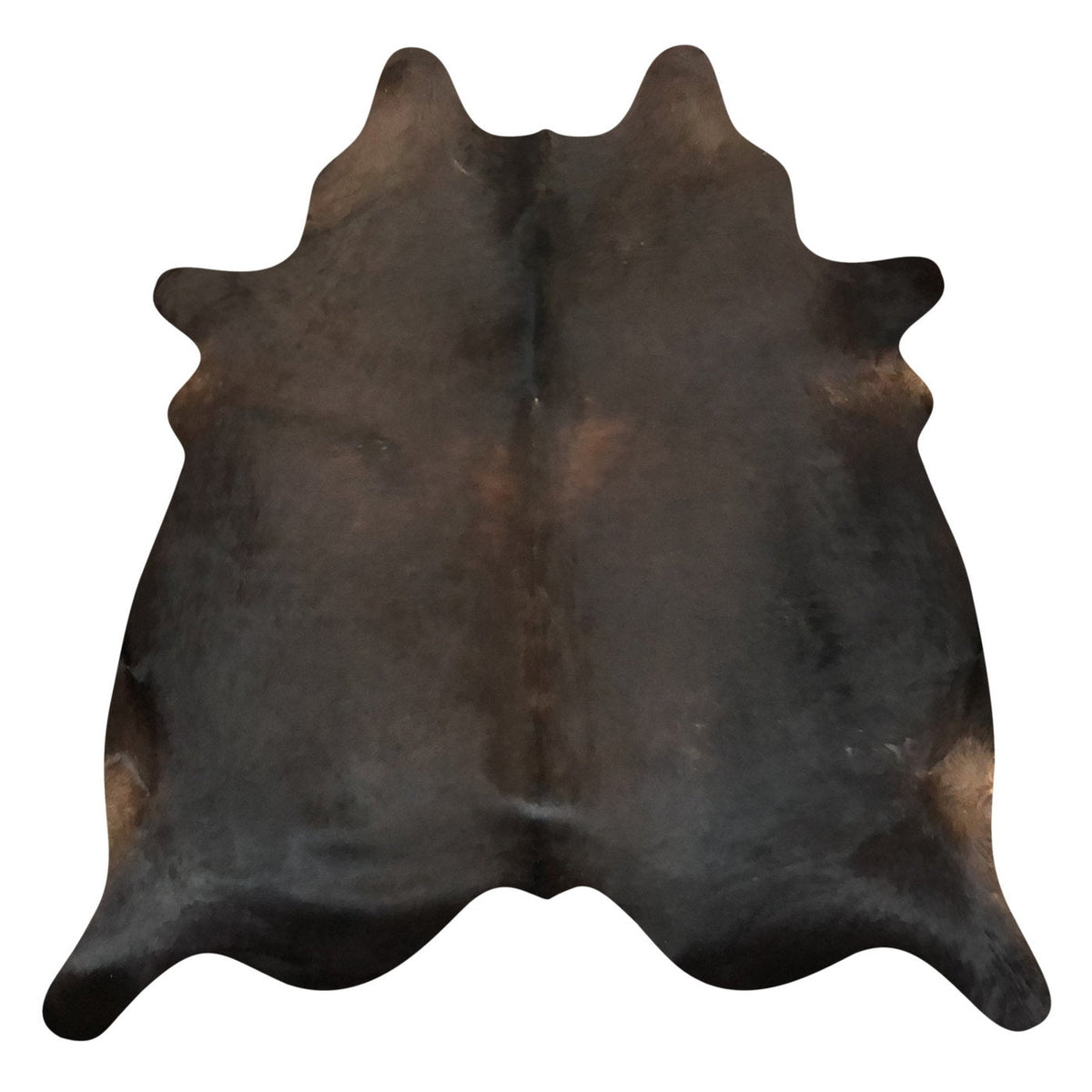 Natural Brazilian Cowhide Rug - Espresso & Mocha