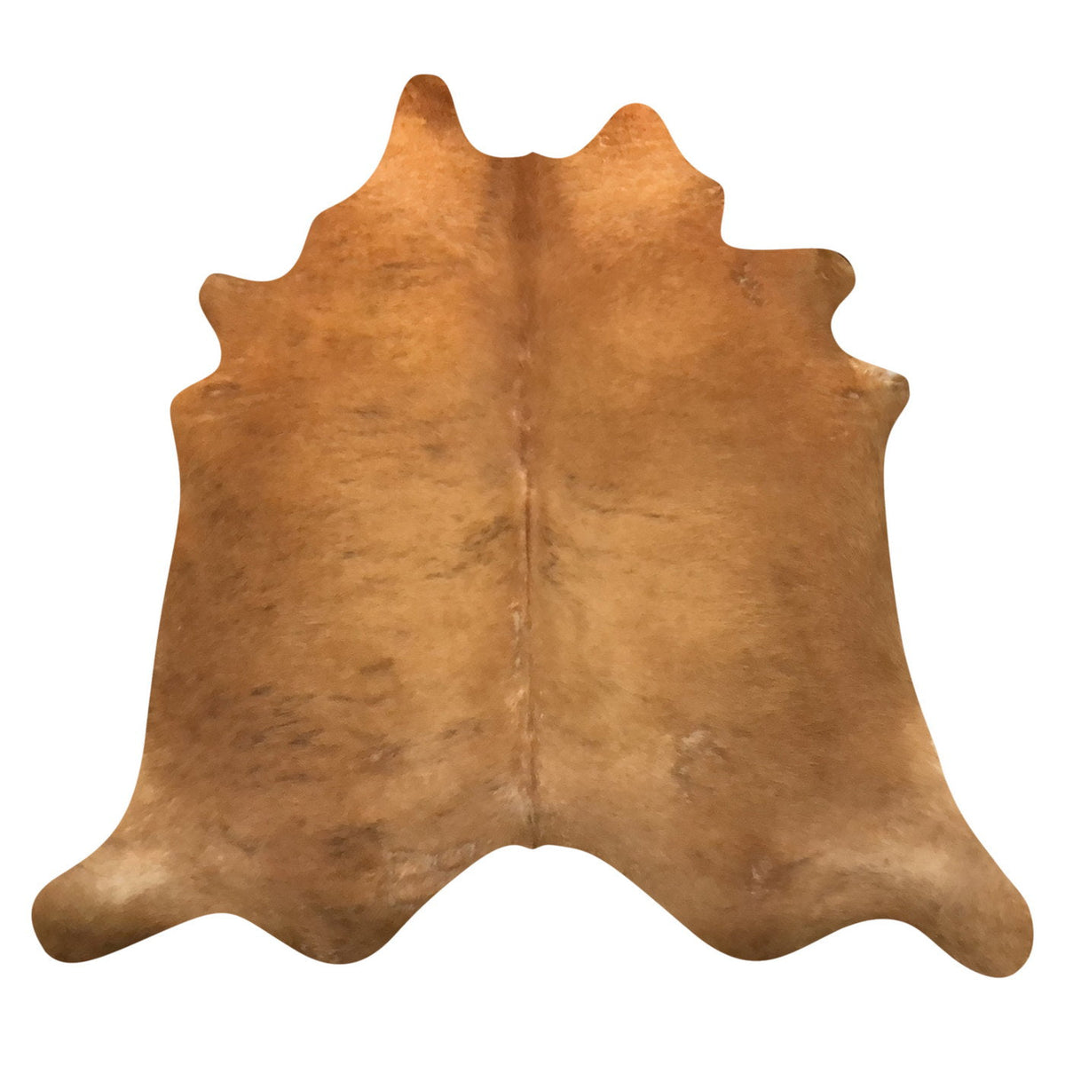 Natural Brazilian Cowhide Rug - Caramel & Taupe