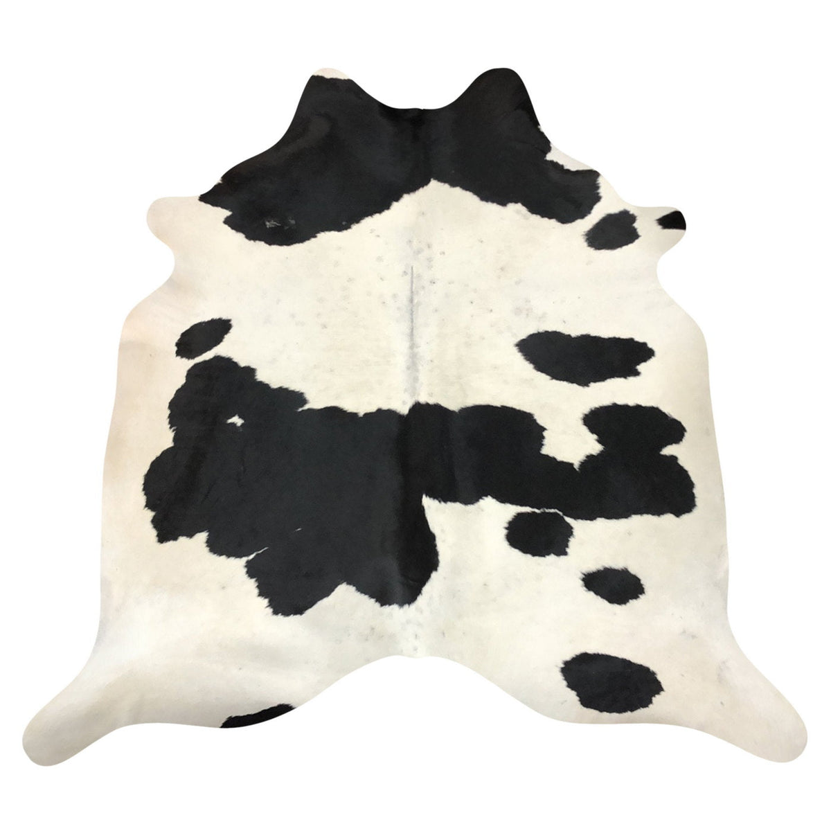 Natural Brazilian Cowhide Rug - Espresso & Ivory