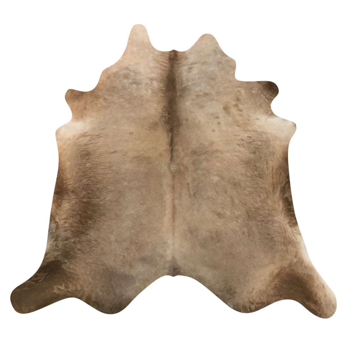 Natural Brazilian Cowhide Rug - Caramel, Chocolate & Ivory