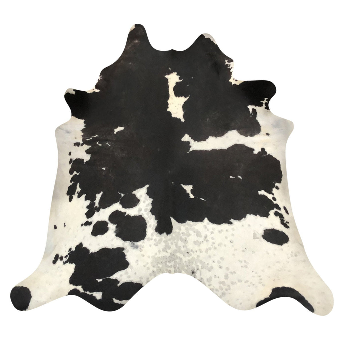 Natural Brazilian Cowhide Rug - Espresso, Taupe & Ivory