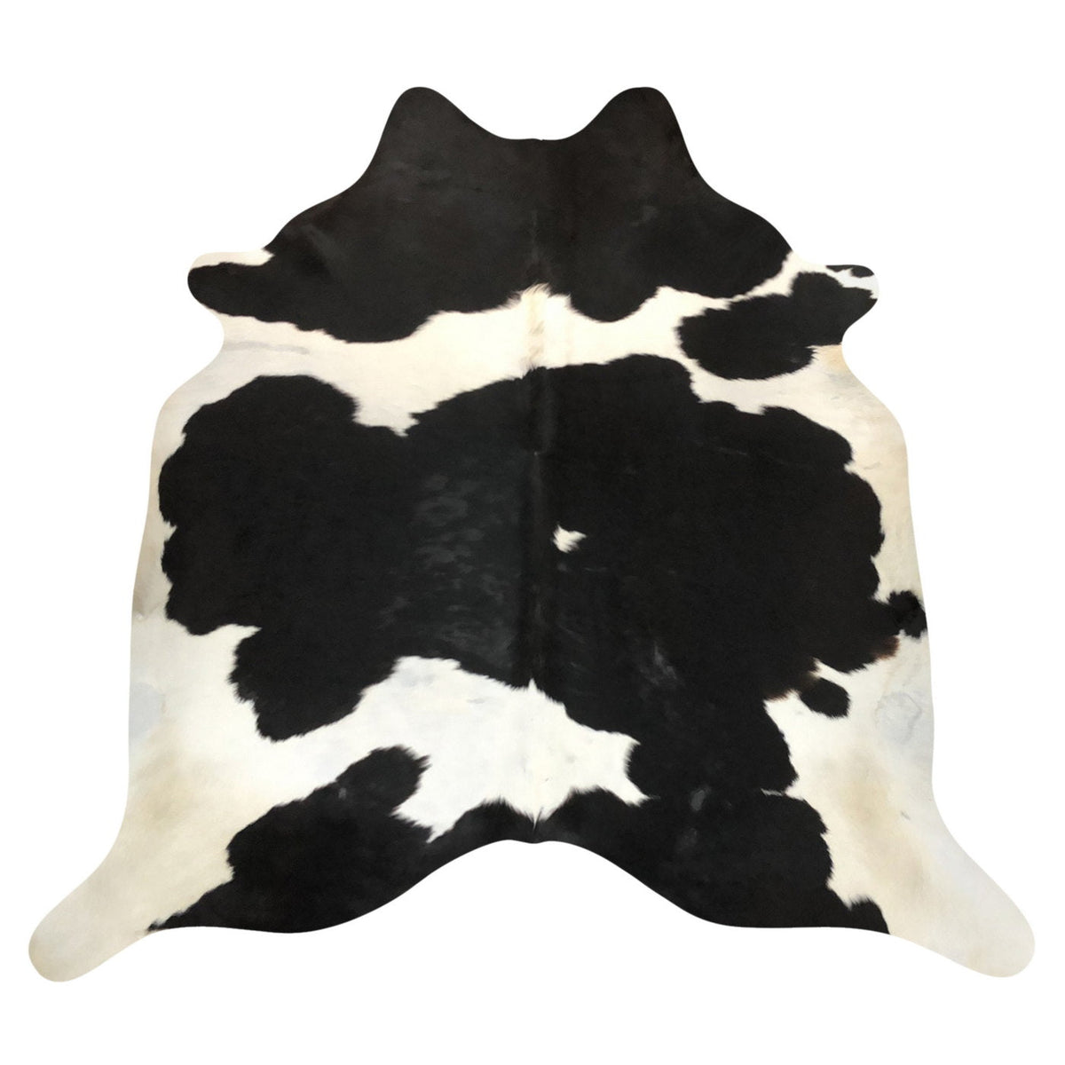 Natural Brazilian Cowhide Rug - Espresso & Ivory