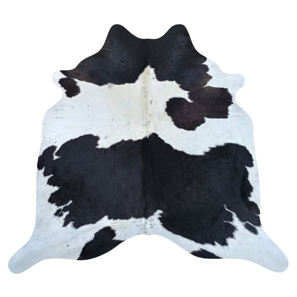 Natural Brazilian Cowhide Rug - Espresso, Ivory & Taupe