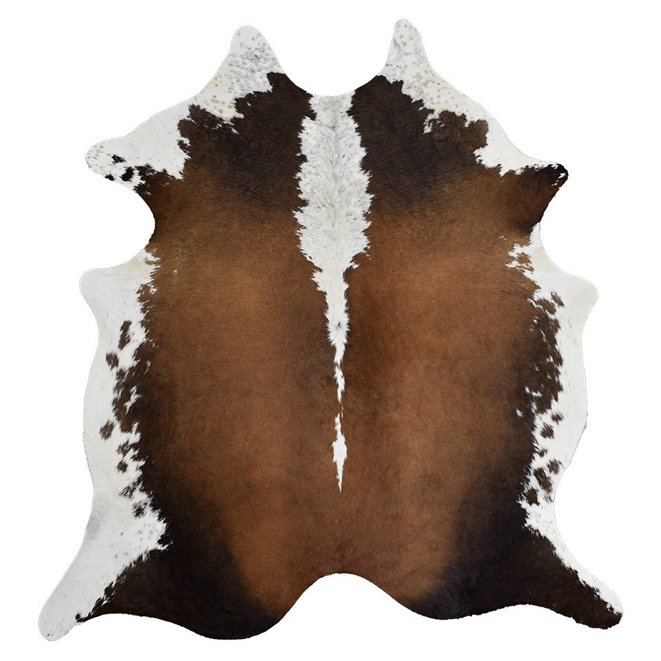 Natural Brazilian Cowhide Rug - Mocha, Espresso & Ivory