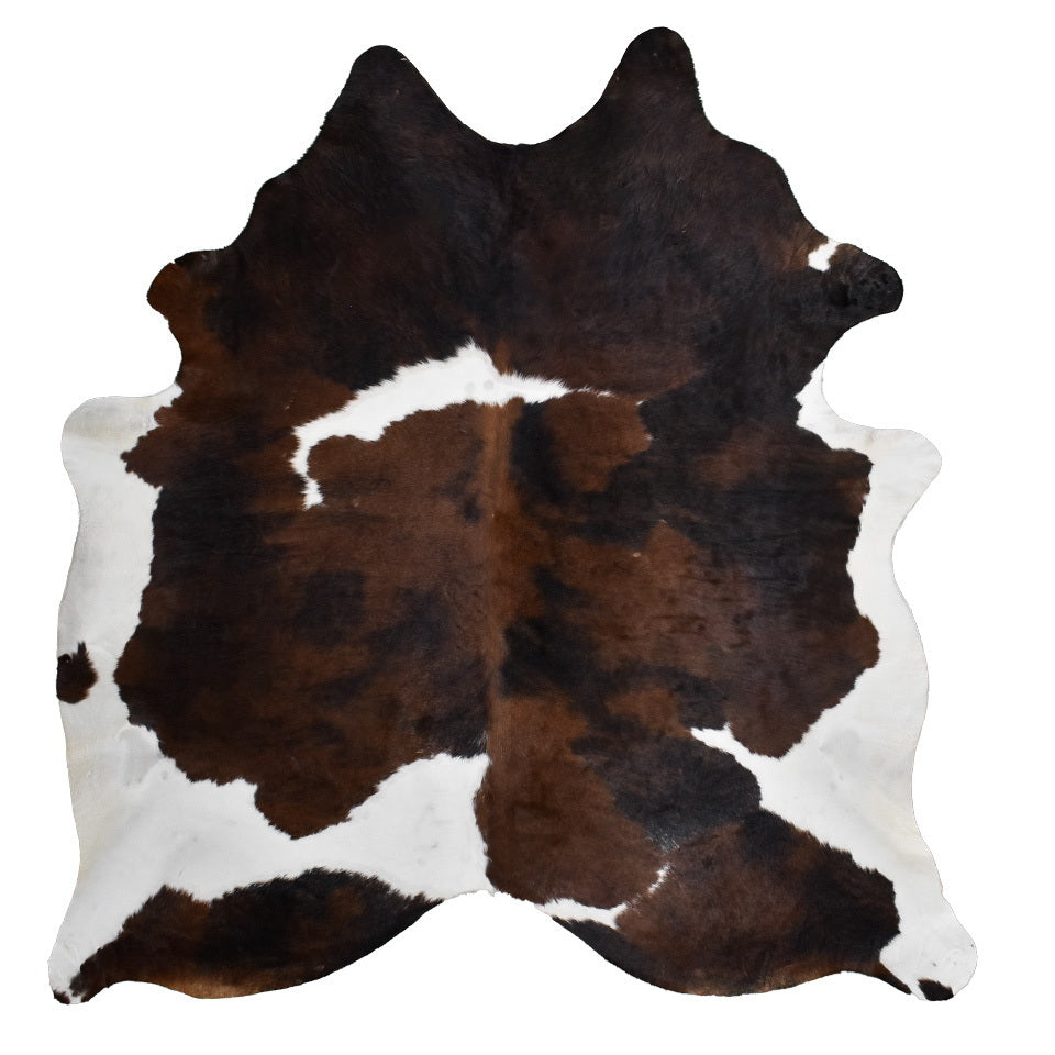 Natural Brazilian Cowhide Rug - Mocha, Espresso & Ivory