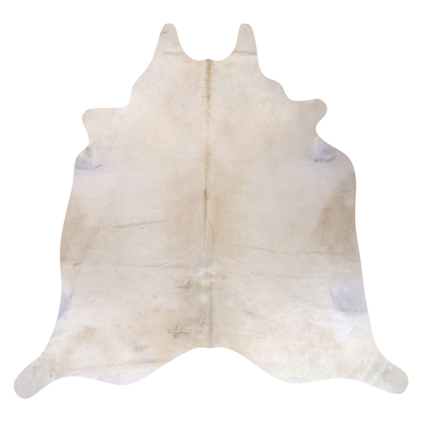 Natural Brazilian Cowhide Rug - Ivory & Beige