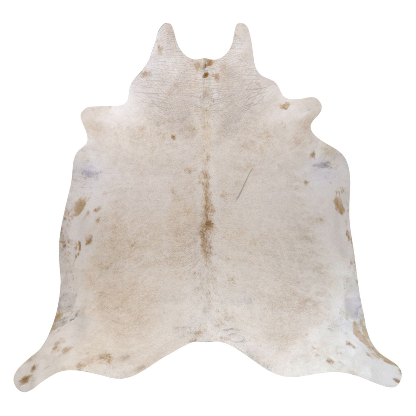 Natural Brazilian Cowhide Rug - Ivory & Beige