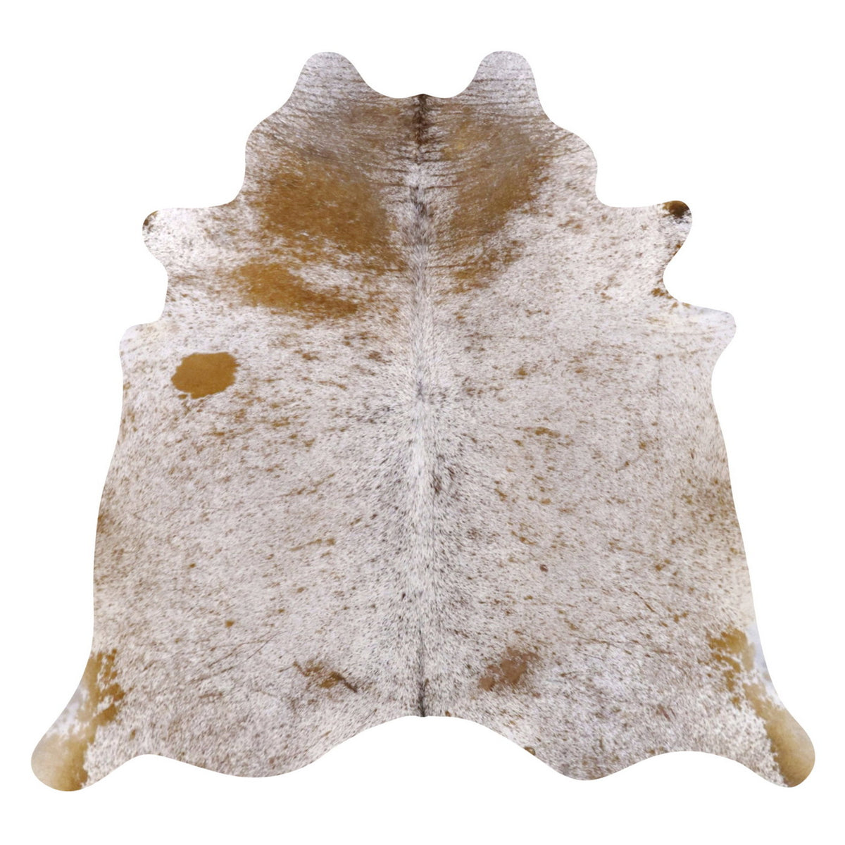 Natural Brazilian Cowhide Rug - Ivory & Mocha