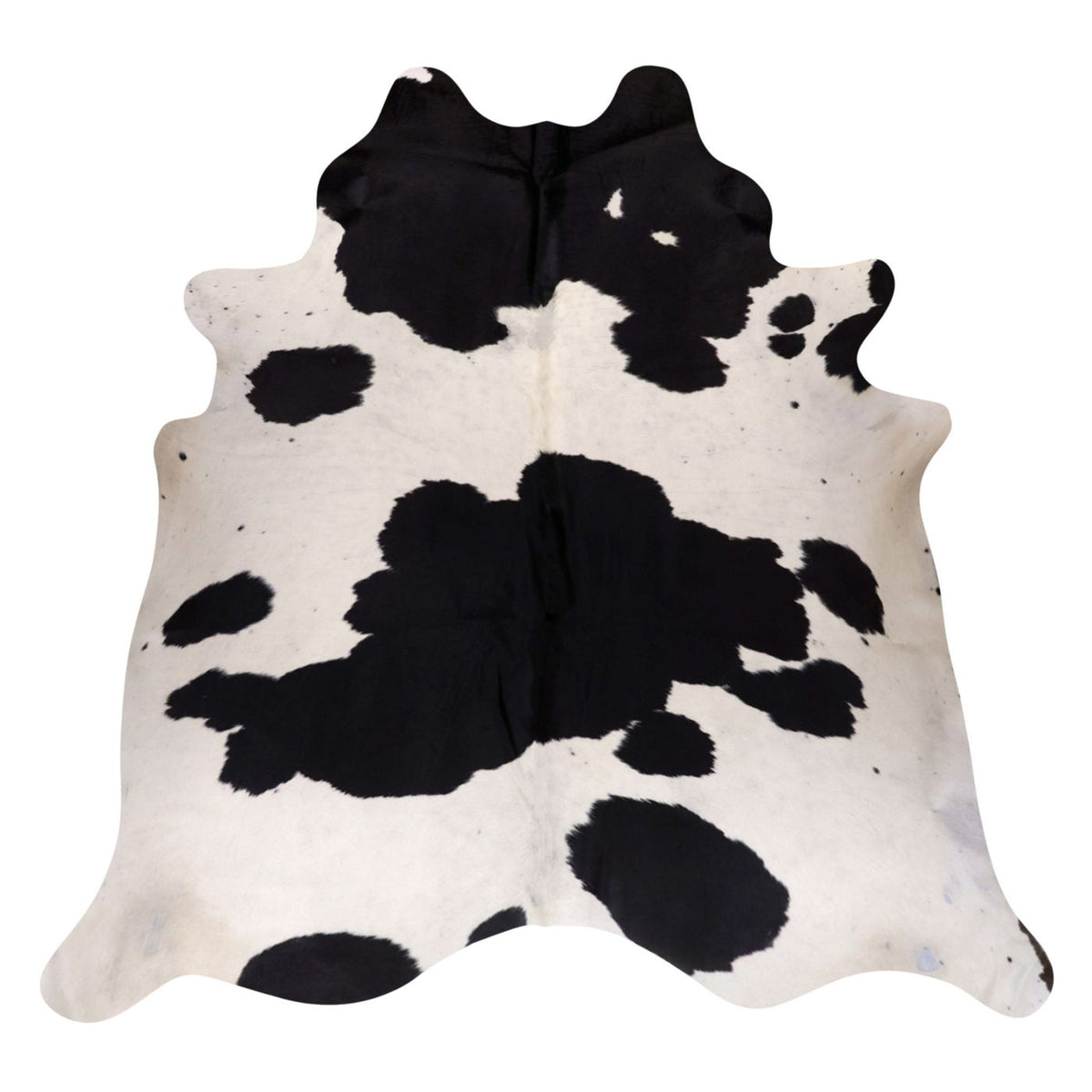 Natural Brazilian Cowhide Rug - Espresso & Ivory