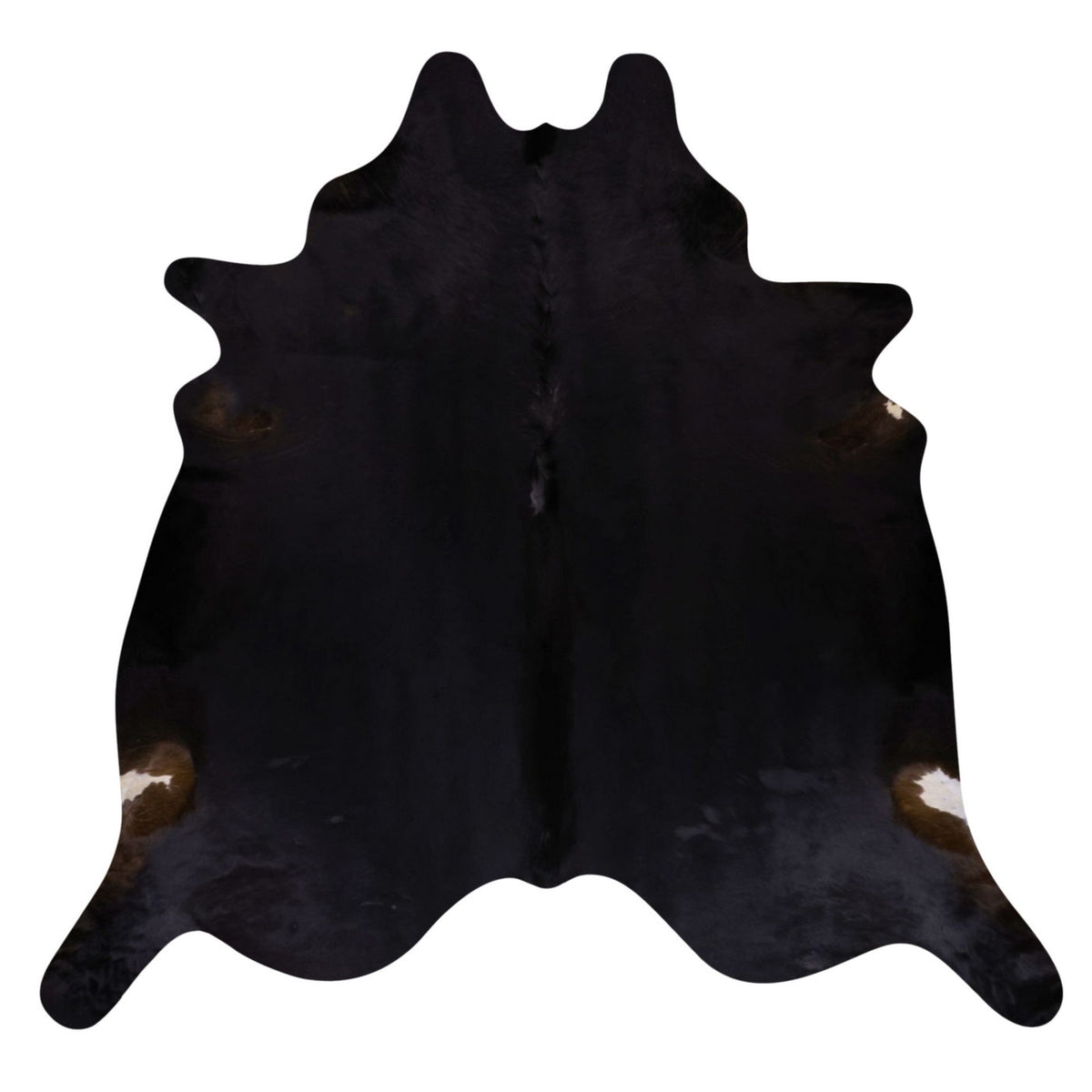Natural Brazilian Cowhide Rug - Espresso