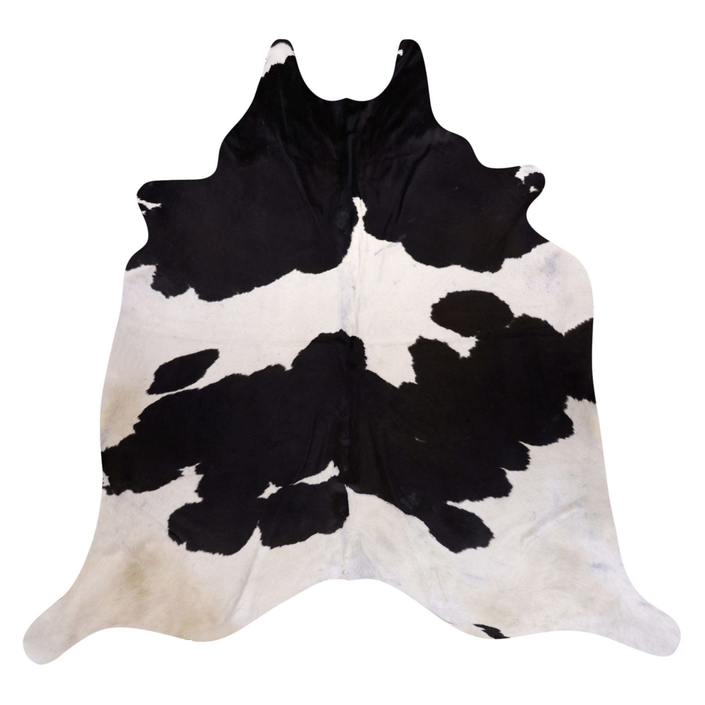 Natural Brazilian Cowhide Rug - Espresso & Ivory