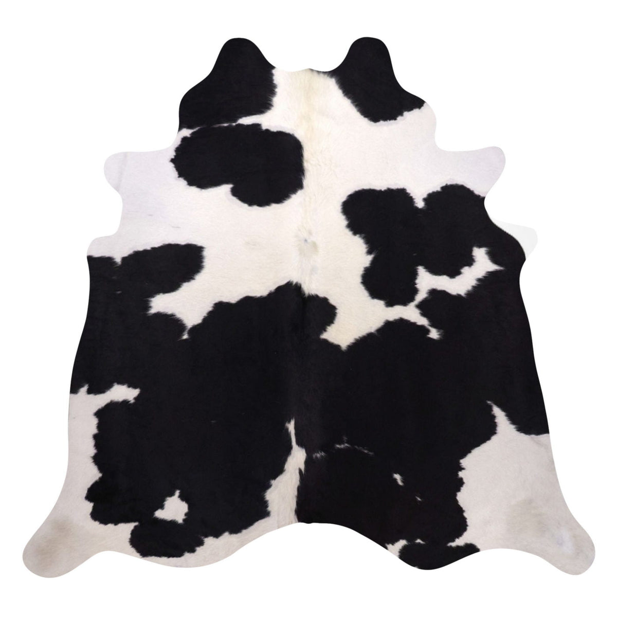 Natural Brazilian Cowhide Rug - Espresso & Ivory