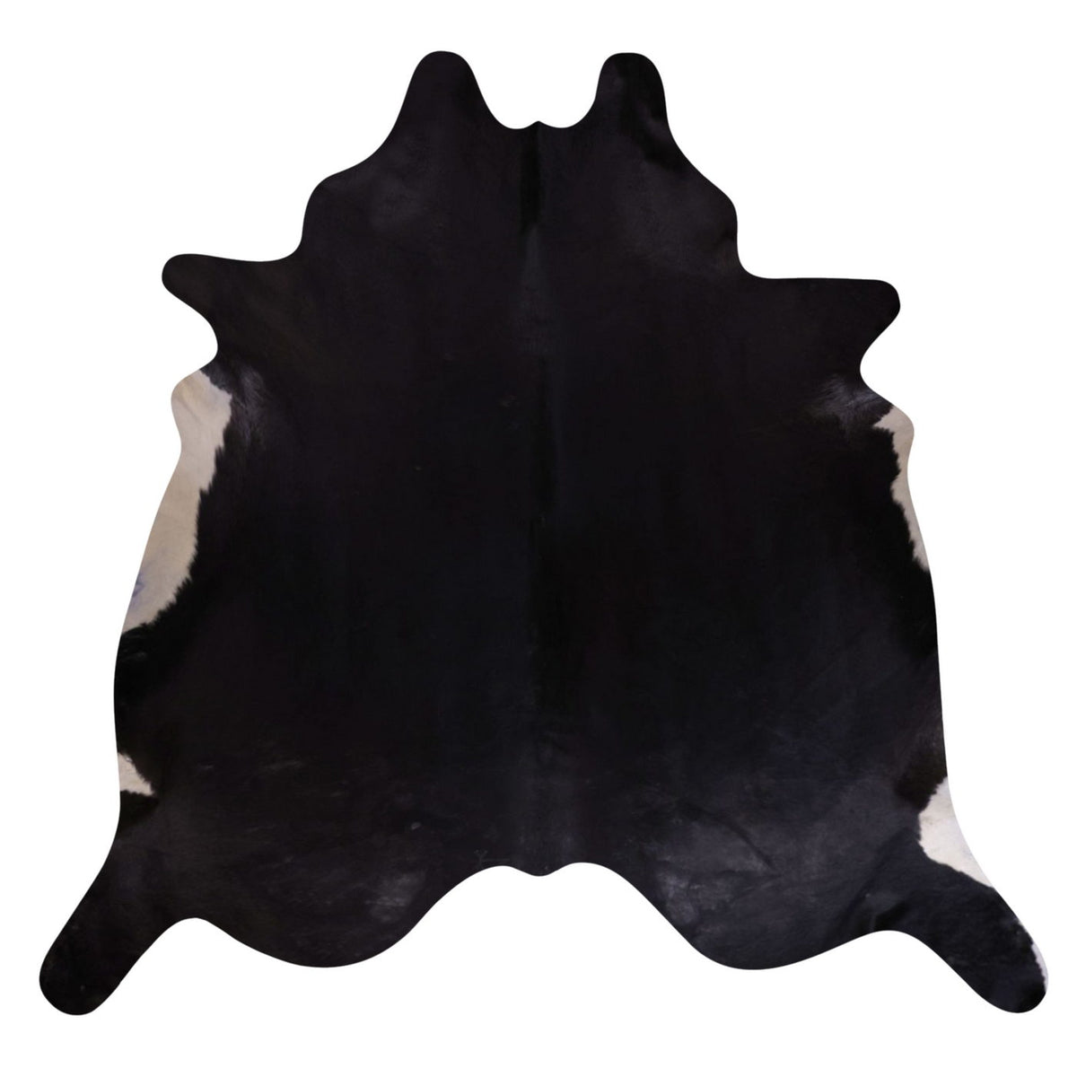 Natural Brazilian Cowhide Rug - Espresso & Ivory