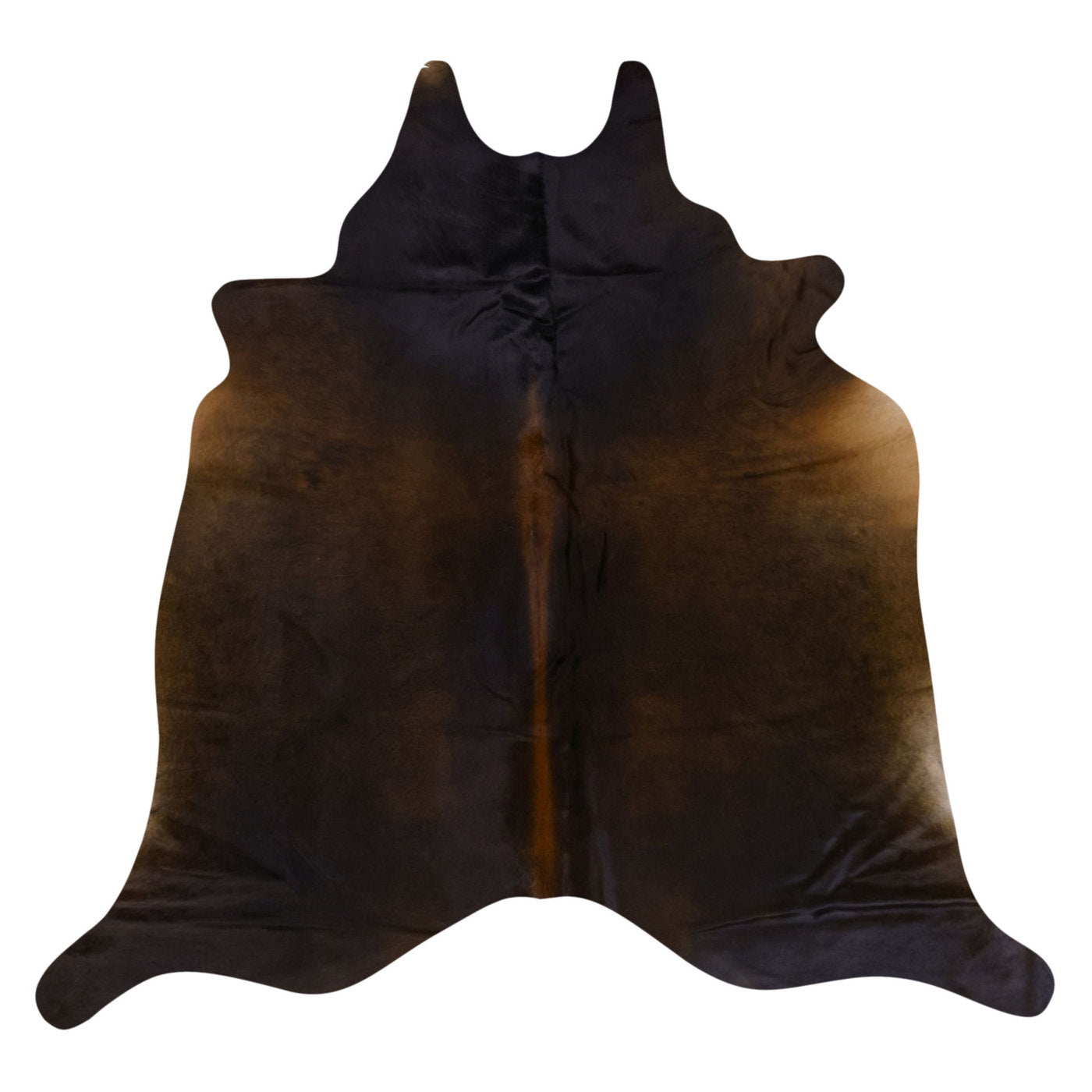 Natural Brazilian Cowhide Rug - Chocolate & Espresso
