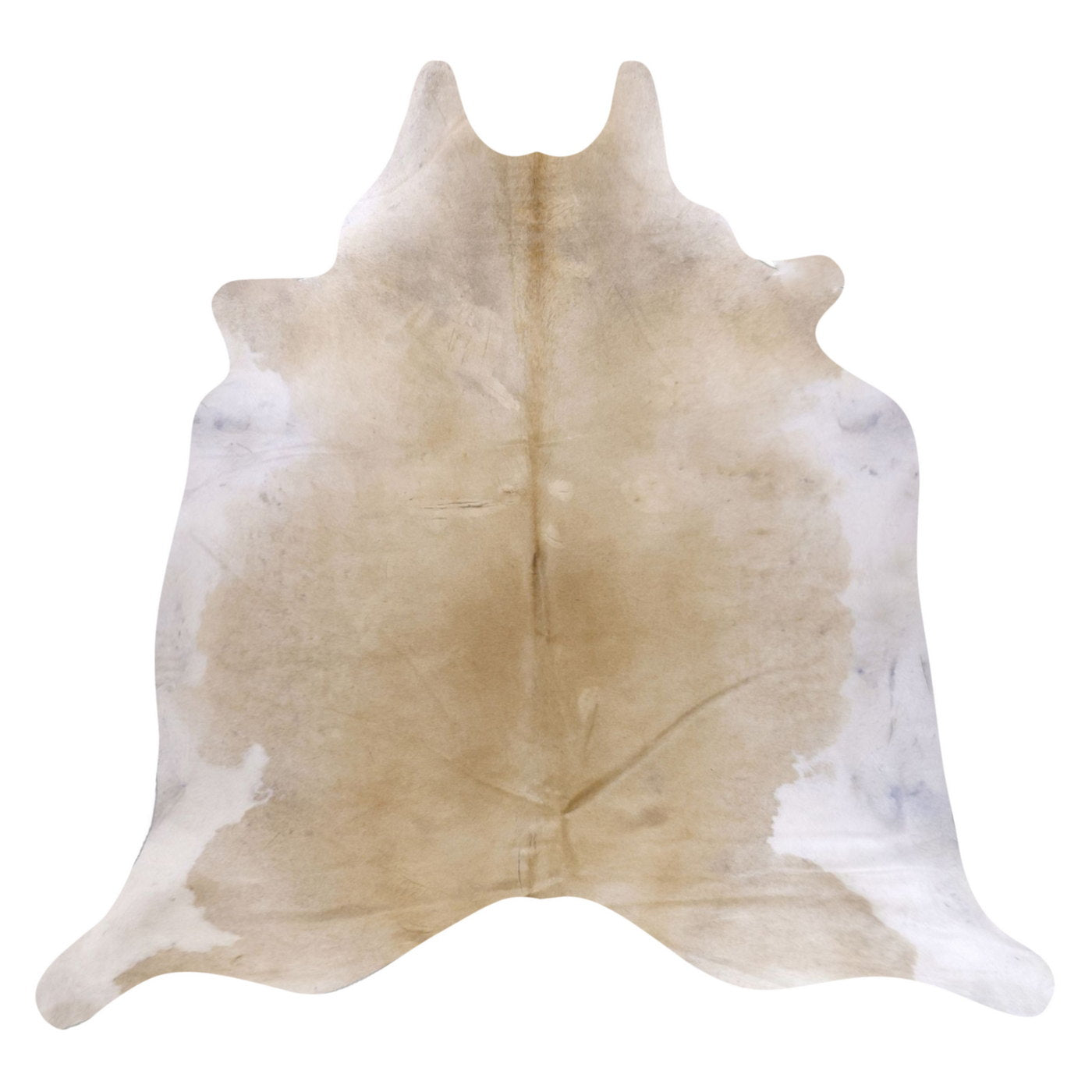 Natural Brazilian Cowhide Rug - Beige & Ivory