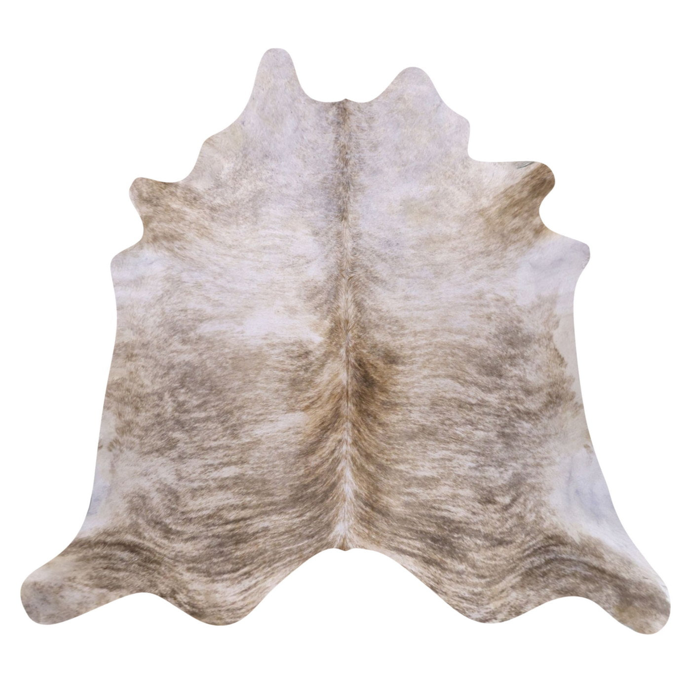 Natural Brazilian Cowhide Rug - Beige & Taupe
