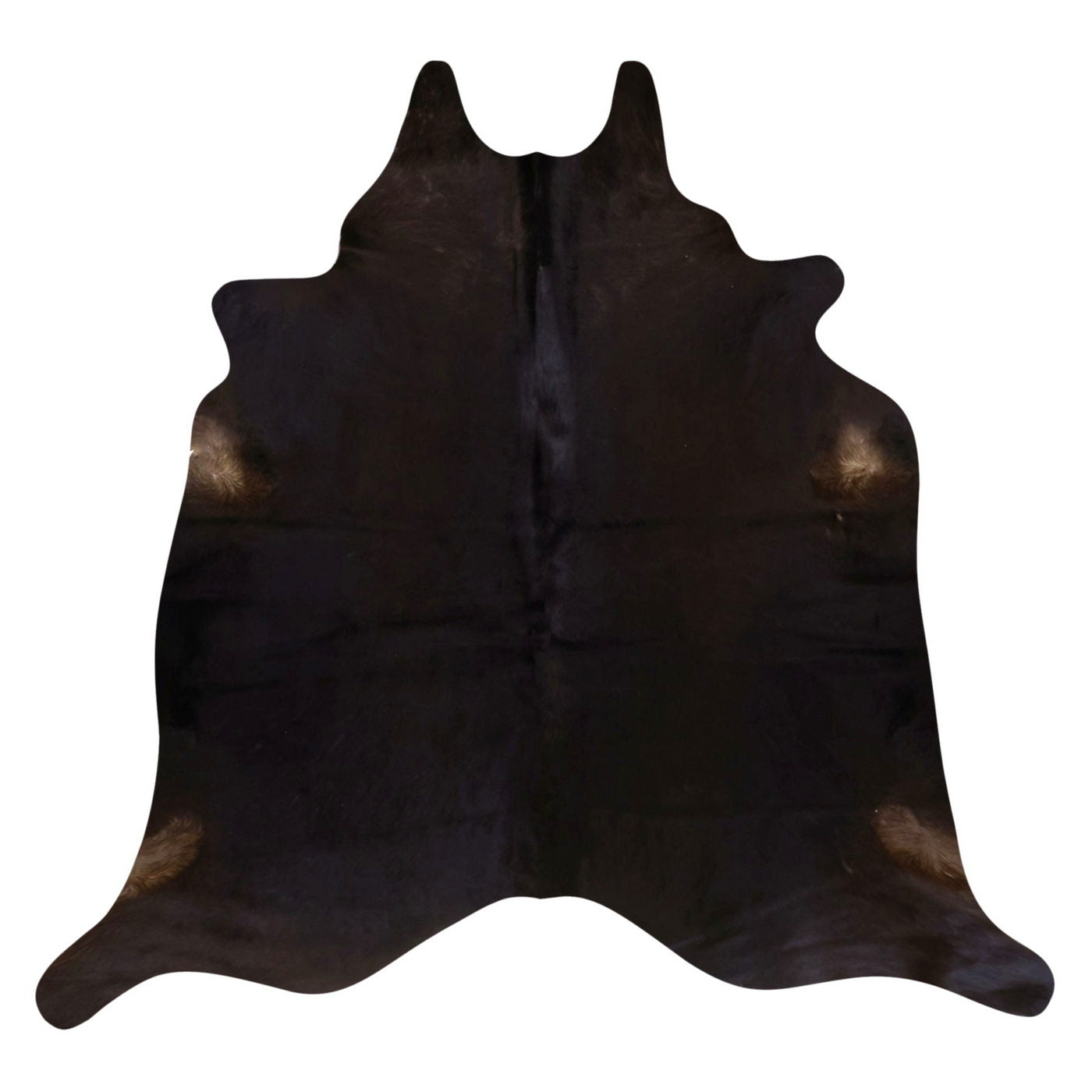 Natural Brazilian Cowhide Rug - Espresso