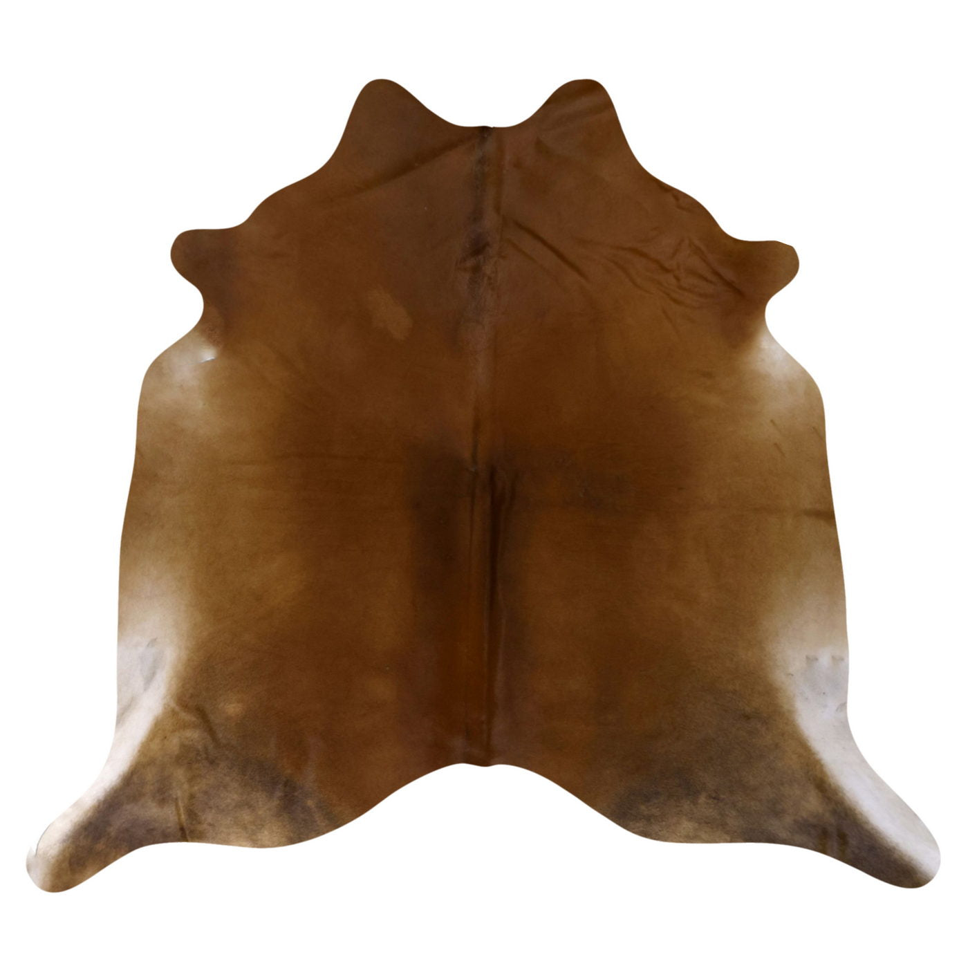 Natural Brazilian Cowhide Rug - Mocha & Ivory