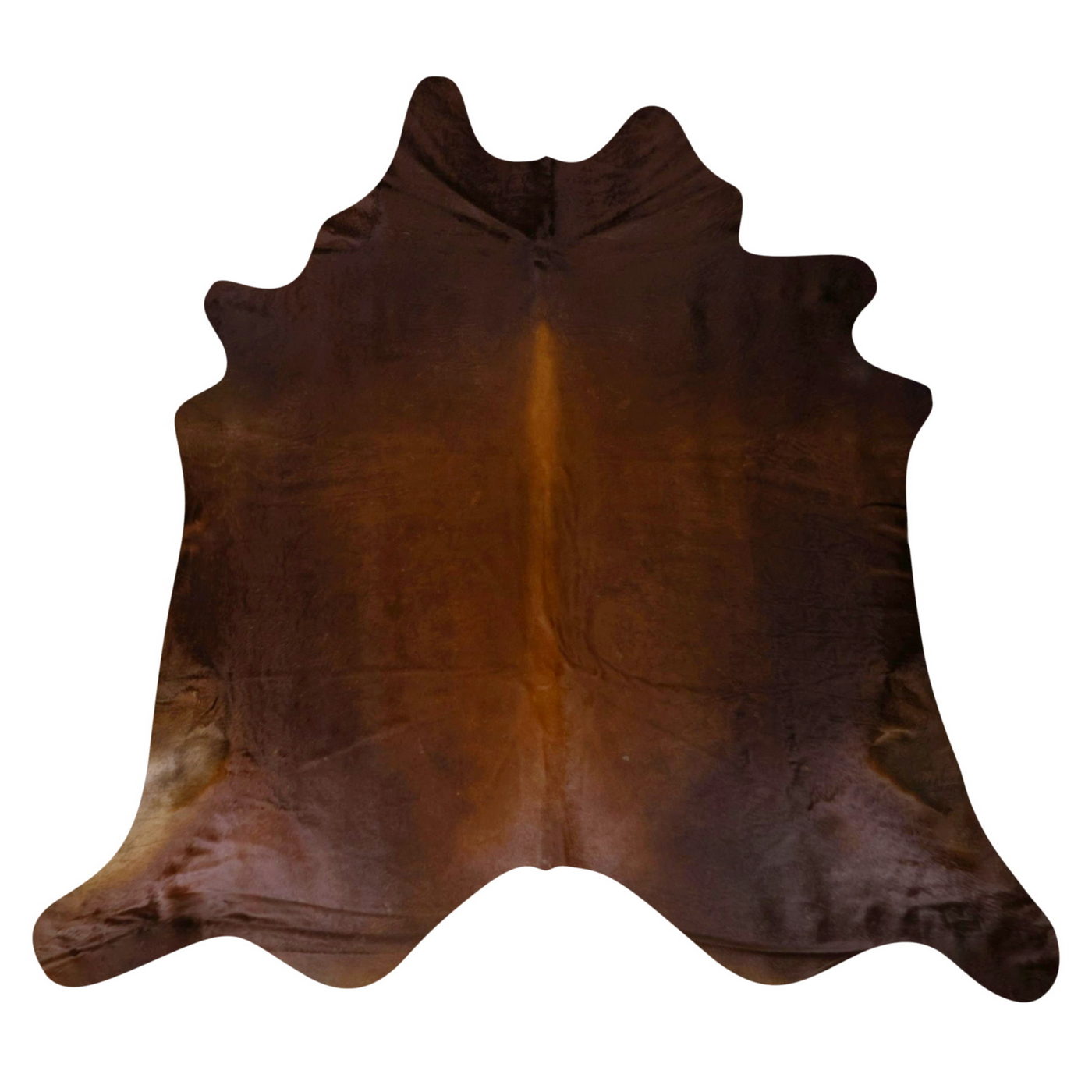 Natural Brazilian Cowhide Rug - Espresso & Mocha