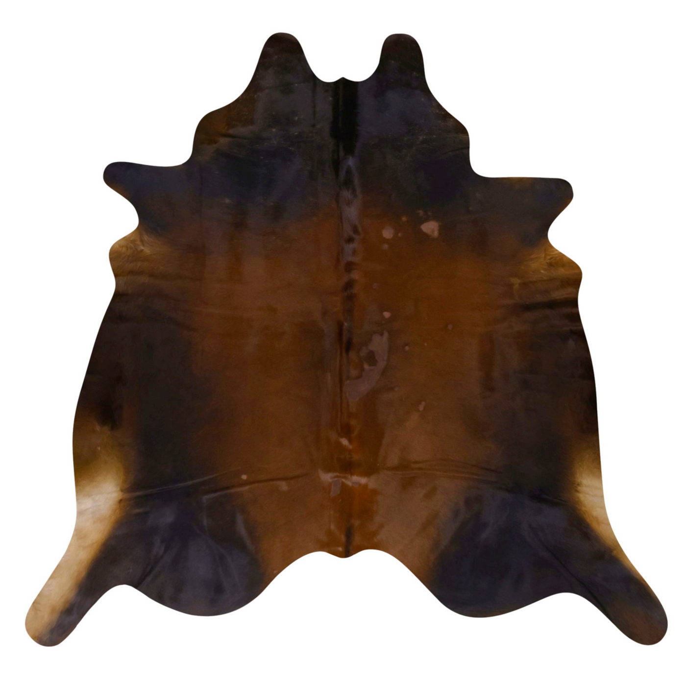 Natural Brazilian Cowhide Rug - Chocolate & Espresso