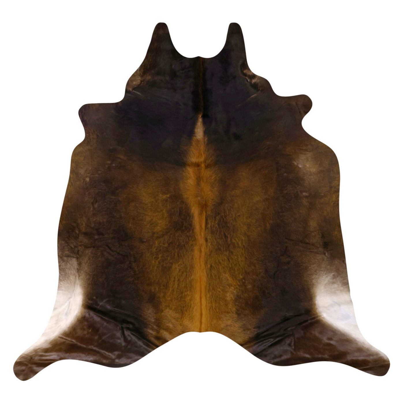 Natural Brazilian Cowhide Rug - Mocha & Espresso