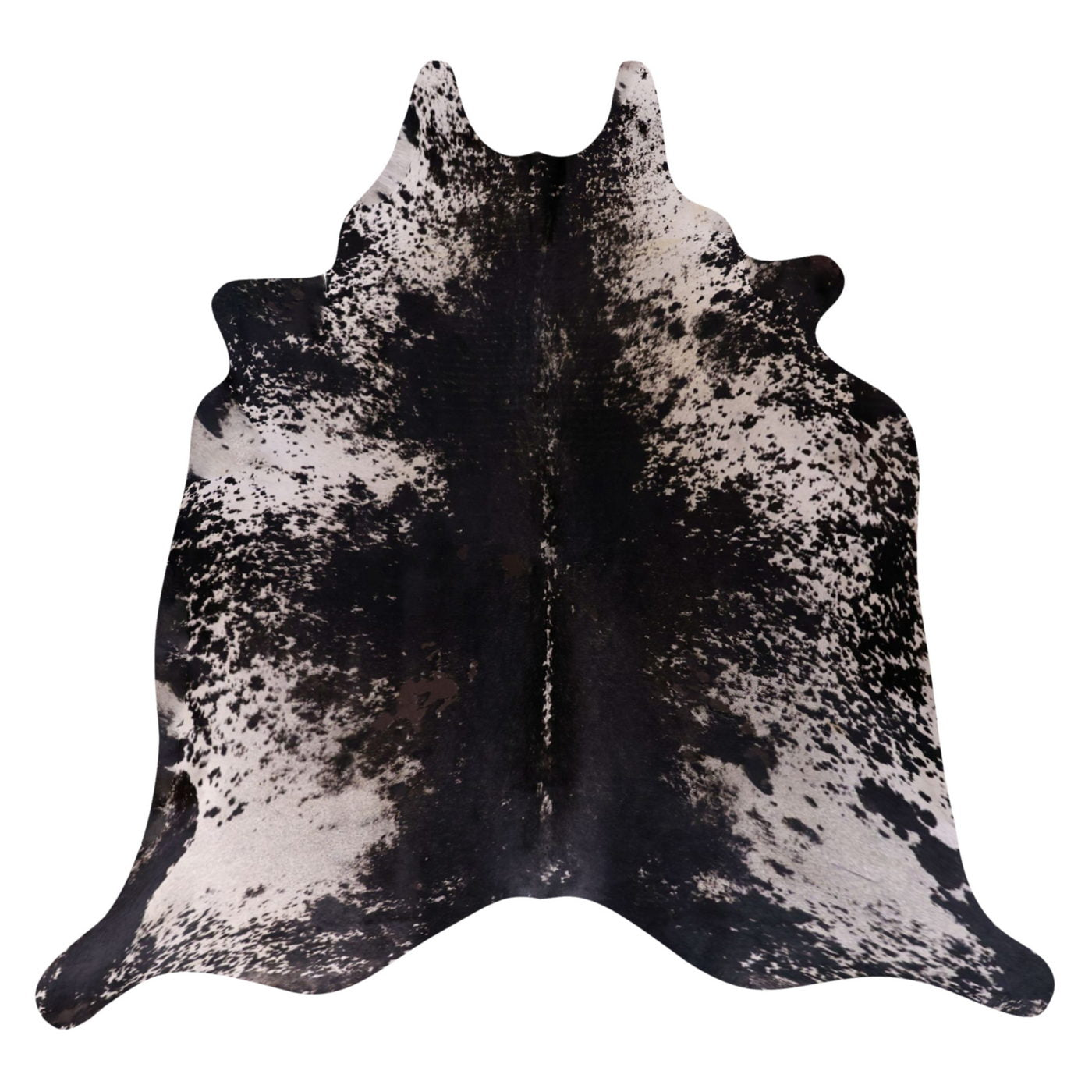 Natural Brazilian Cowhide Rug - Espresso, Chocolate & Ivory