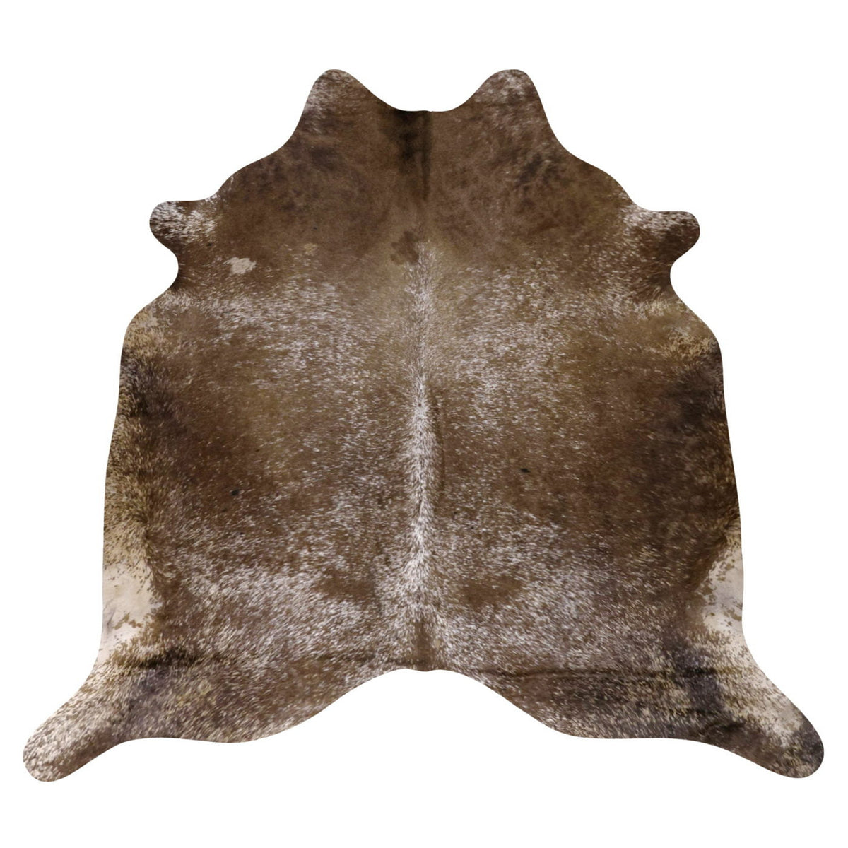 Natural Brazilian Cowhide Rug - Mushroom, Ivory & Taupe