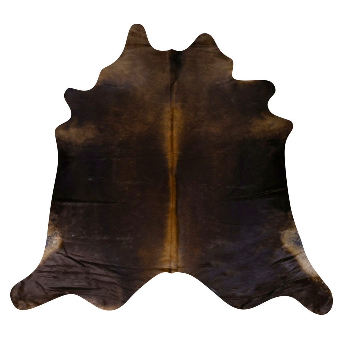 Natural Brazilian Cowhide Rug - Espresso, Mocha & Caramel