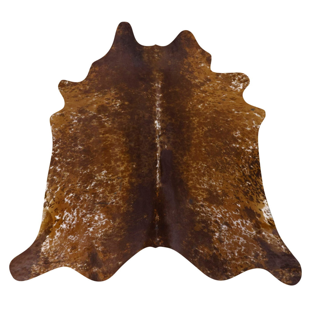 Natural Brazilian Cowhide Rug - Mocha, Caramel & Ivory