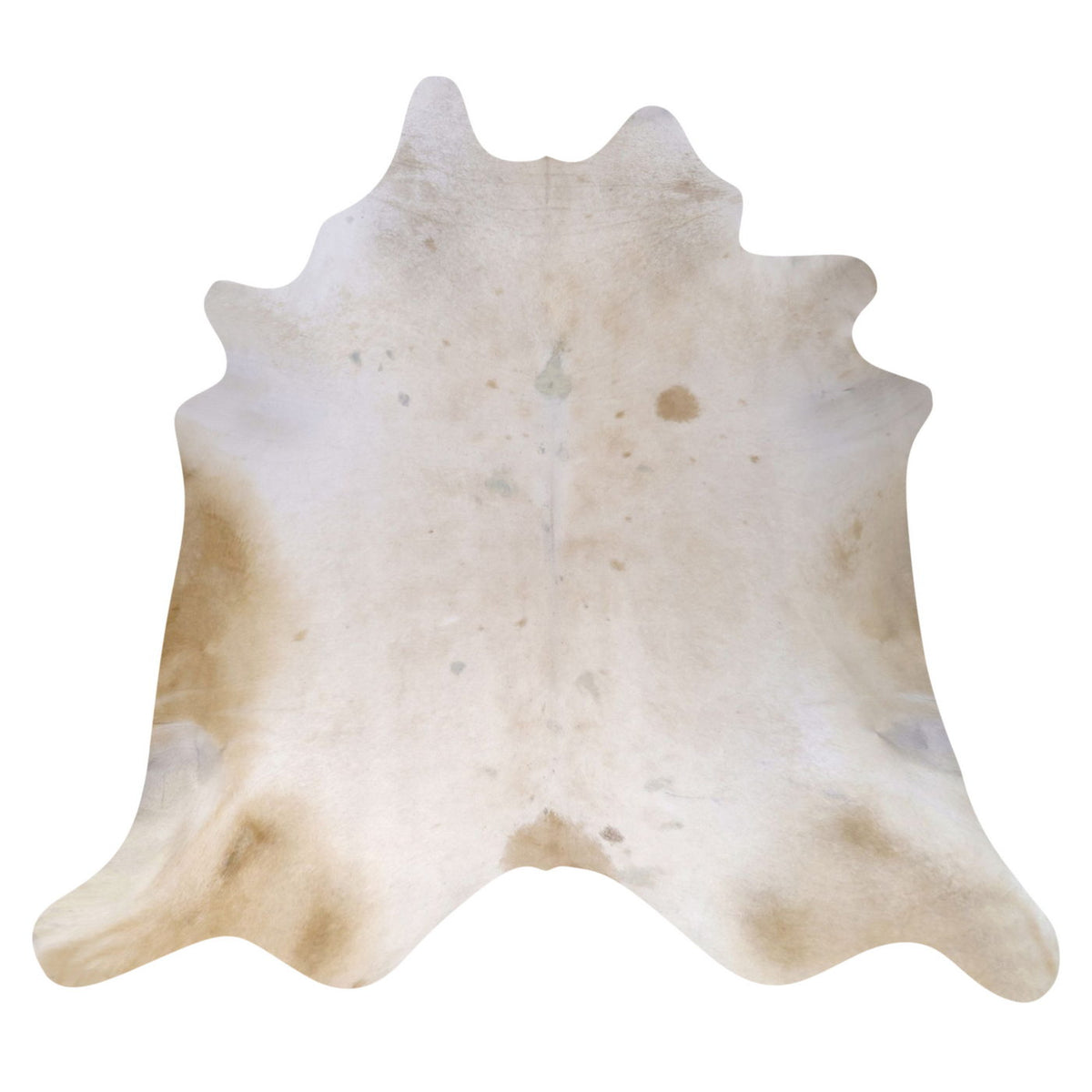 Natural Brazilian Cowhide Rug - Ivory & Beige