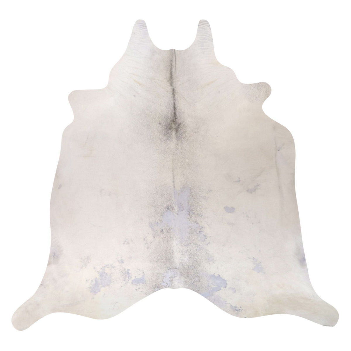 Natural Brazilian Cowhide Rug - Ivory & Grey
