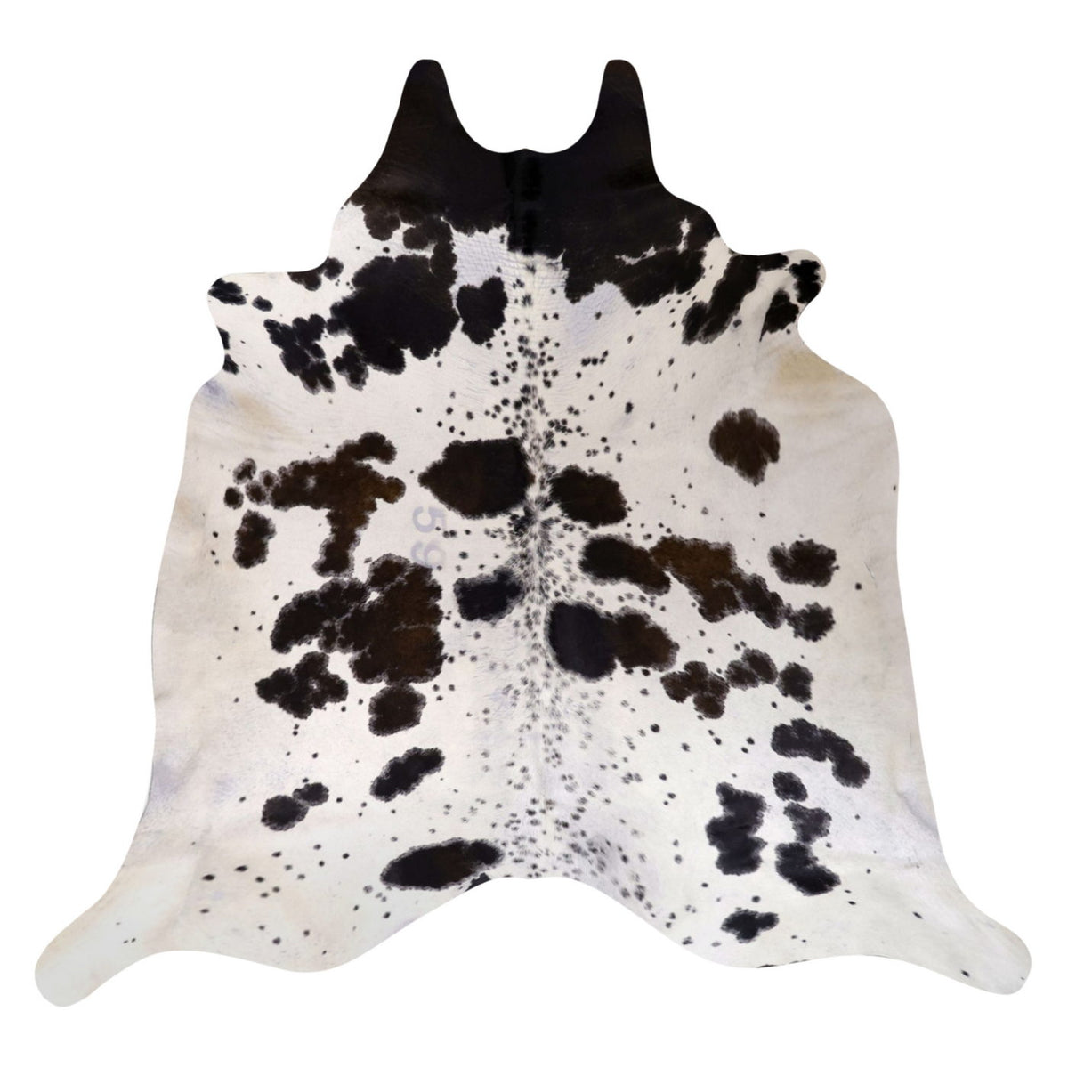 Natural Brazilian Cowhide Rug - Ivory, Chocolate & Espresso