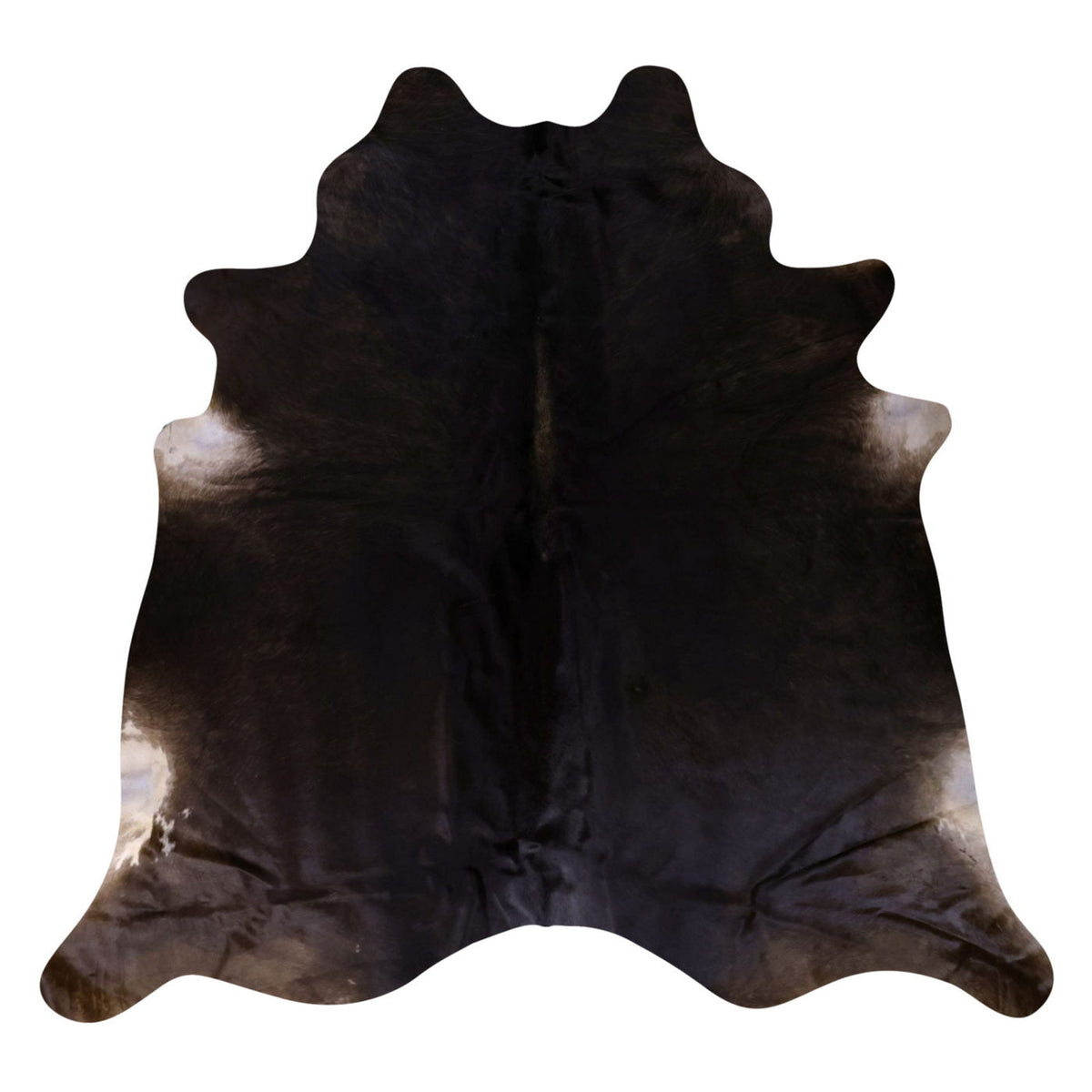 Natural Brazilian Cowhide Rug - Espresso, Chocolate & Ivory